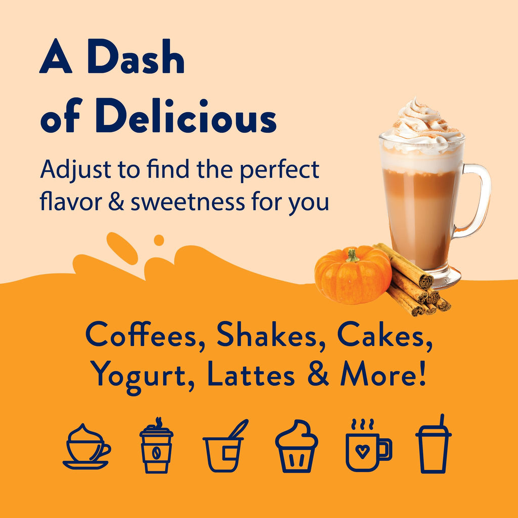 Jordan's Skinny Mixes Sugar Free Coffee Syrup, Cinnamon Dolce Coffee Flavoring Syrup, Naturally Sweetened Zero Calorie Drink Mix, Lattes, Baking or Protein Shake, Dairy & Gluten Free, 12.7 Fl Oz