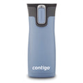 Contigo West Loop 2.0 Leak-Proof Spill-Proof Insulated Stainless Steel Travel Mug, 16oz., 2 Pack, Agave Metallic & Sake Metallic