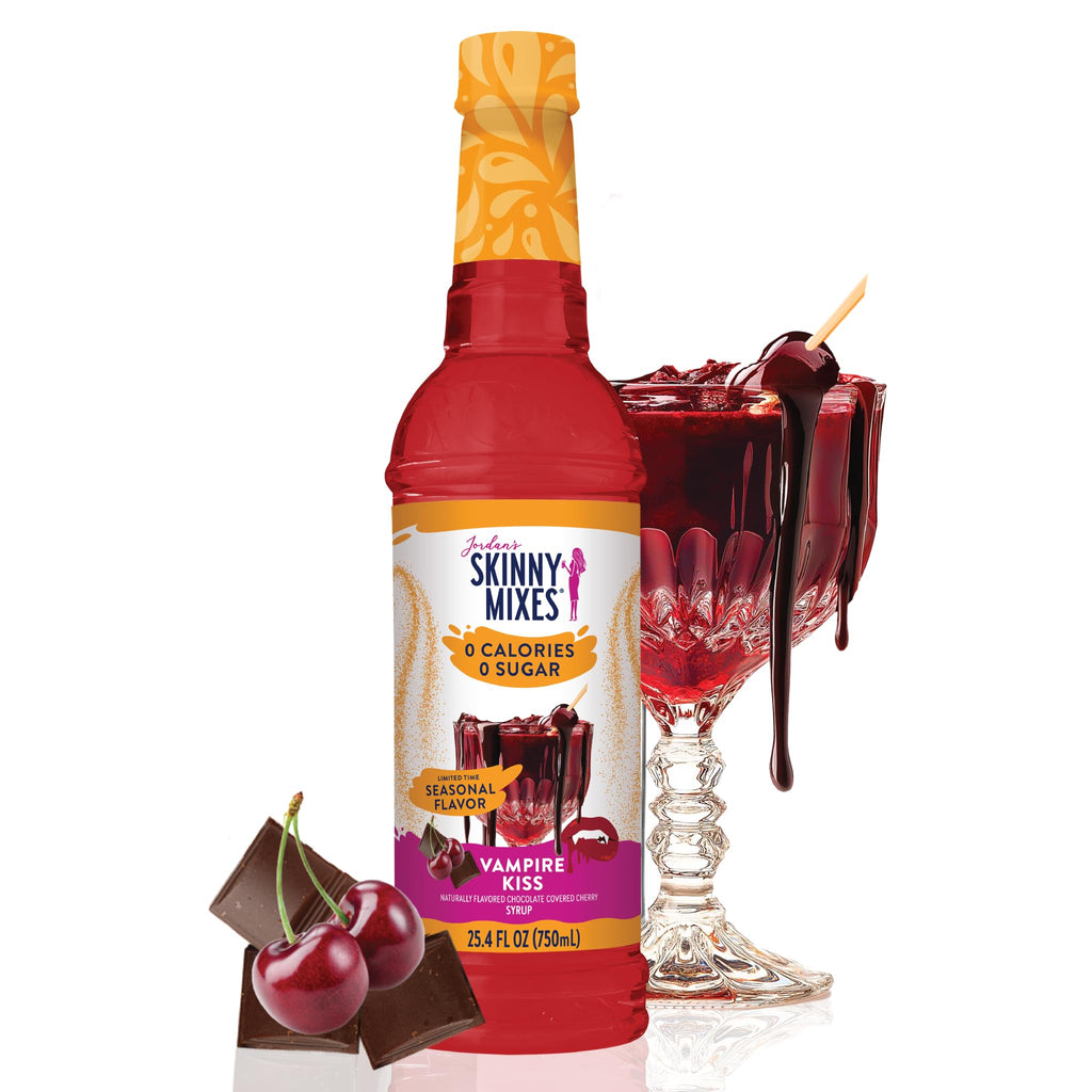 Jordan's Skinny Mixes Sugar Free Coffee Syrup, Holiday Fall Syrup Trio Coffee Flavoring Syrup, Zero Calorie Drink Mix for Lattes, Baking, Protein Shake, Dairy & Gluten Free, Kosher,12.7 Fl Oz, 3 Pack