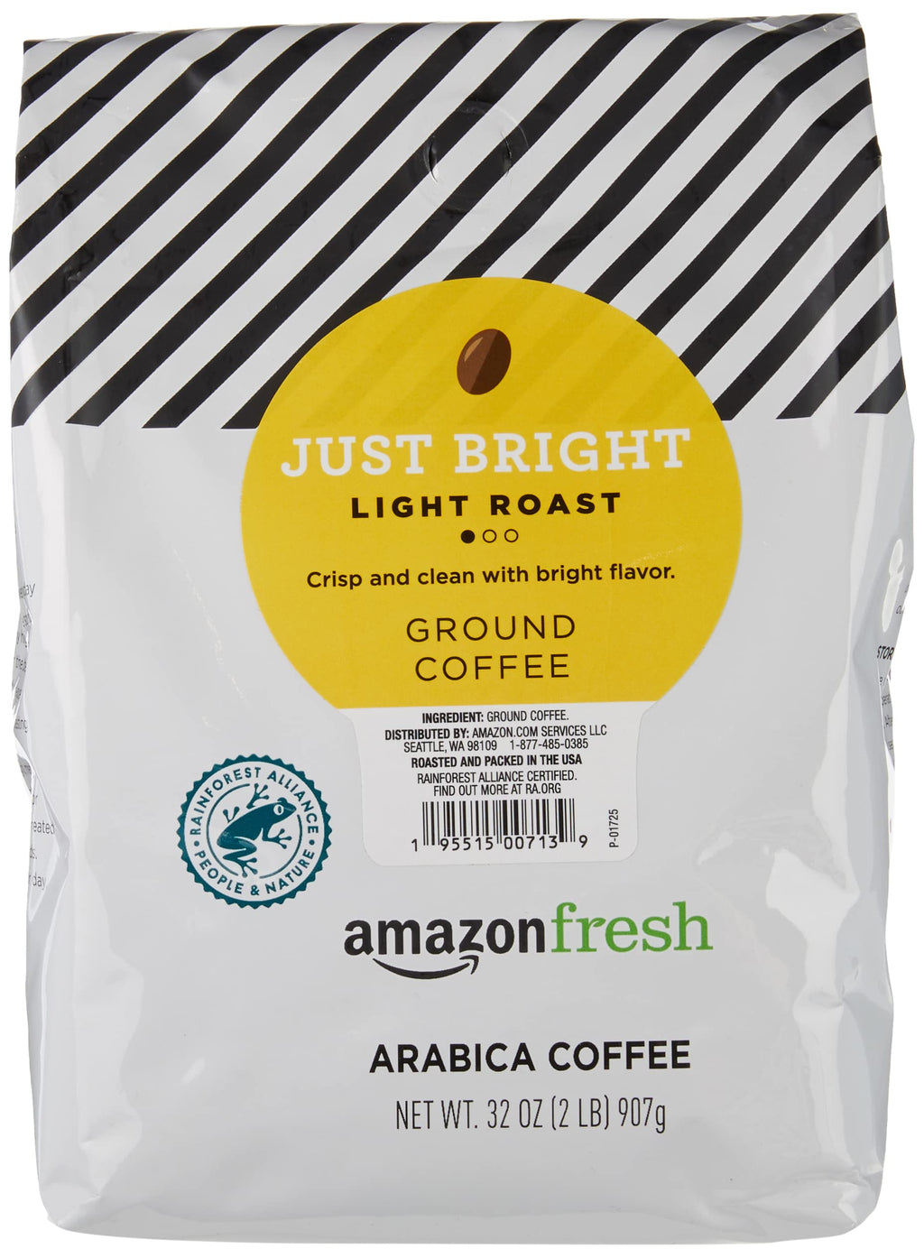 Amazon Fresh, Colombia Ground Coffee, Medium Roast, 32 Oz