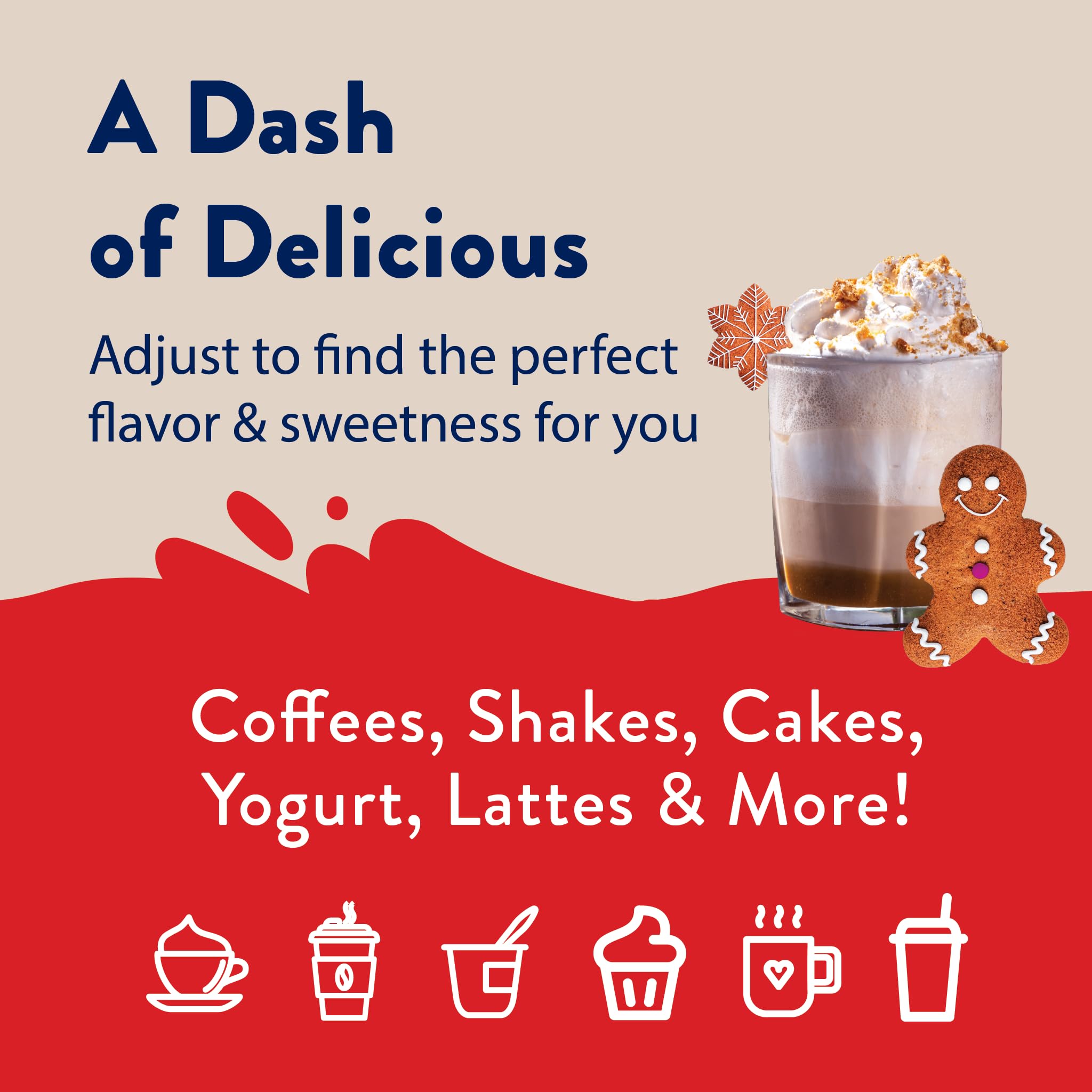 Jordan's Skinny Mixes Sugar Free Coffee Syrup, Holiday Fall Syrup Trio Coffee Flavoring Syrup, Zero Calorie Drink Mix for Lattes, Baking, Protein Shake, Dairy & Gluten Free, Kosher,12.7 Fl Oz, 3 Pack