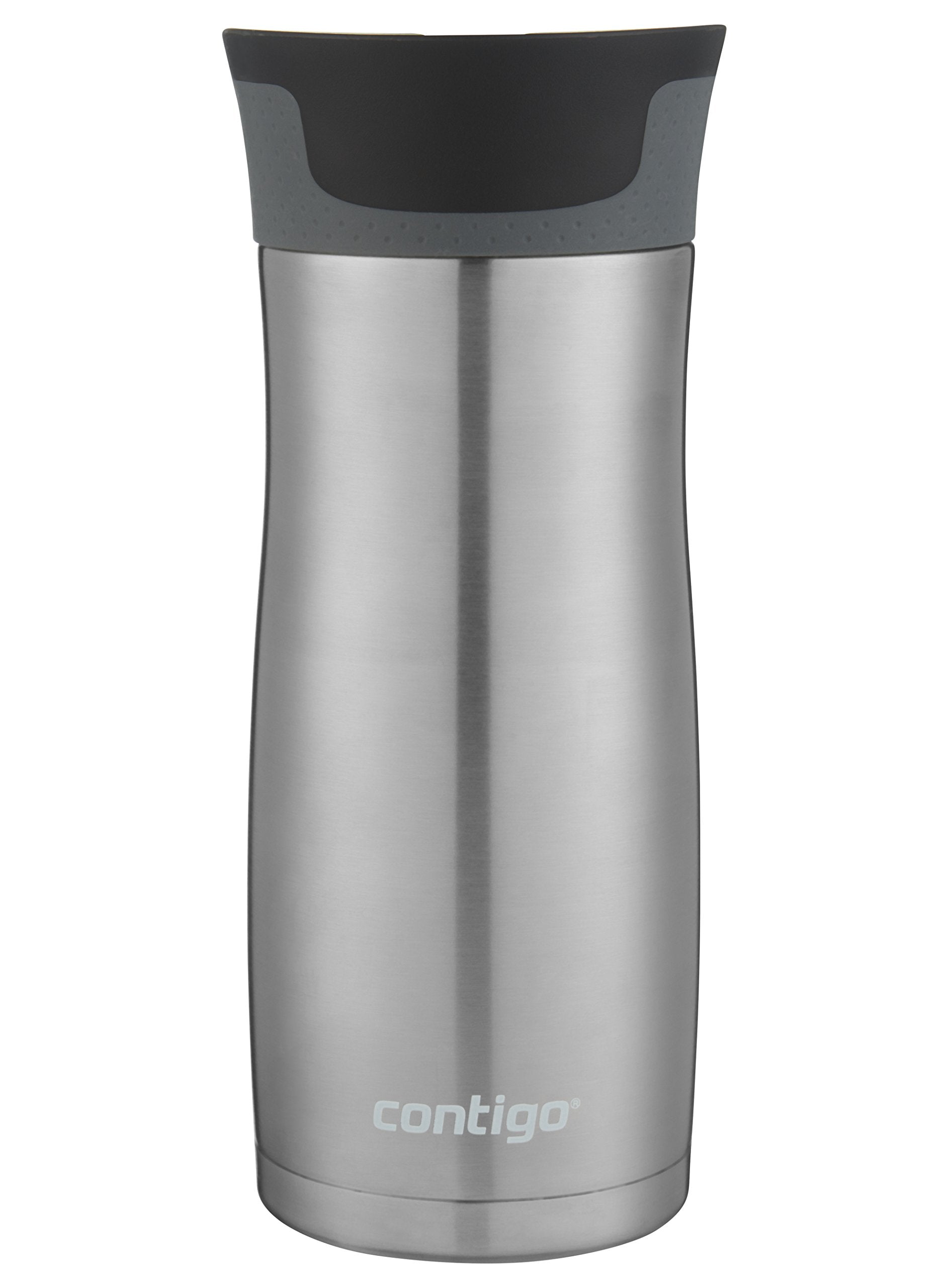 Contigo West Loop 2.0 Leak-Proof Spill-Proof Insulated Stainless Steel Travel Mug, 16oz., 2 Pack, Agave Metallic & Sake Metallic