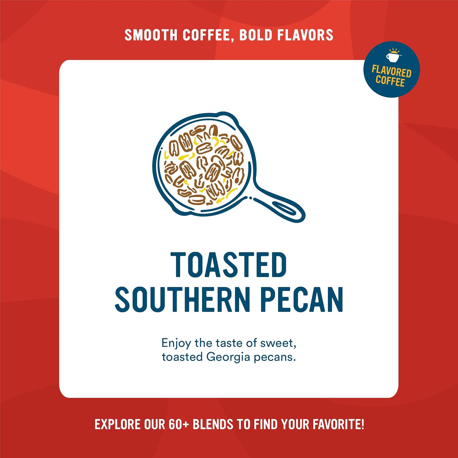 Cameron's Coffee Roasted Whole Bean Coffee, Flavored, Toasted Southern Pecan, 32 Ounce