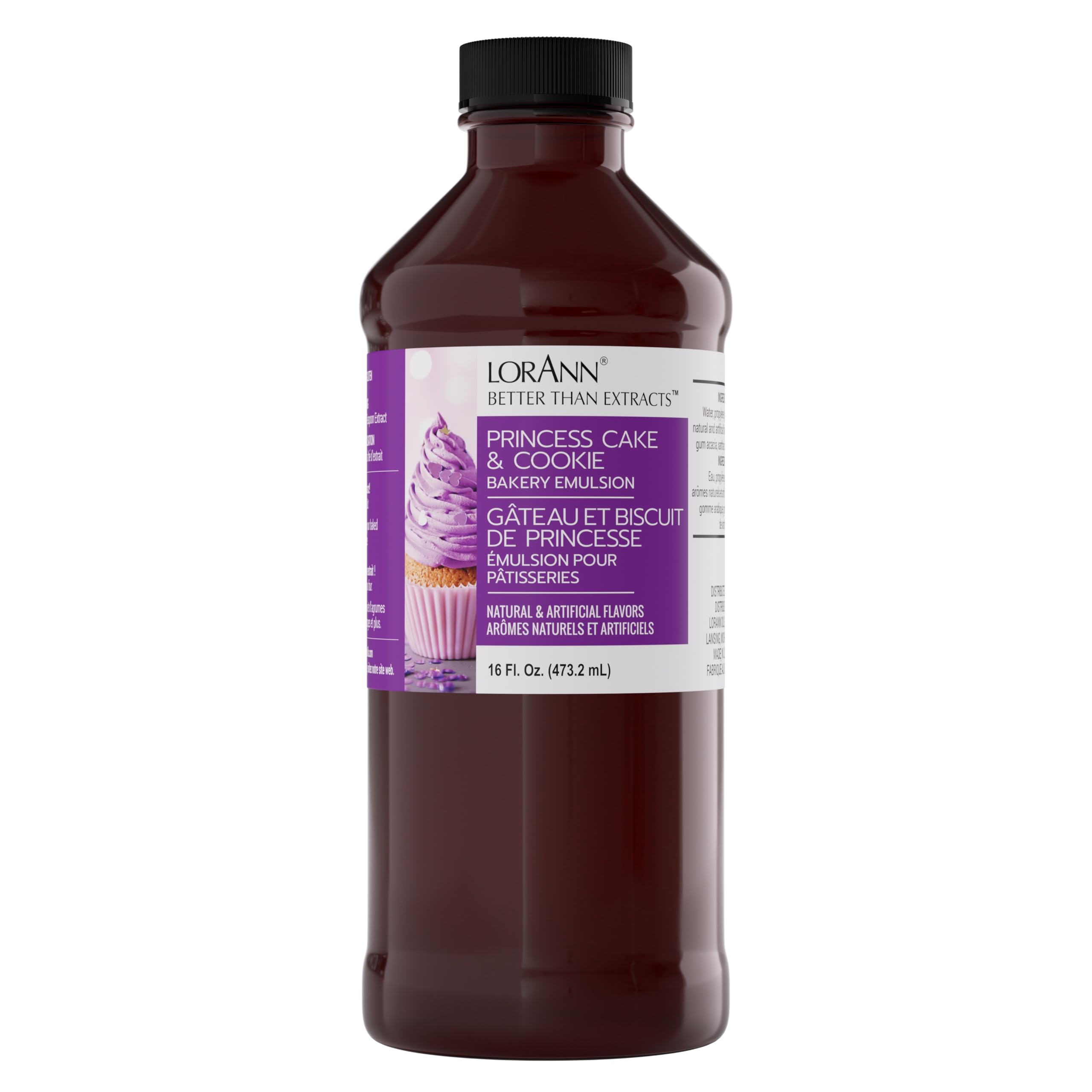 LorAnn Oils Coffee Bakery Emulsion: True Essence, Ideal for Boosting Fruit Tones in Cakes, Cookies & Desserts, Gluten-Free, Keto-Friendly, Extract Substitute Essential for Your Kitchen, 4 Oz