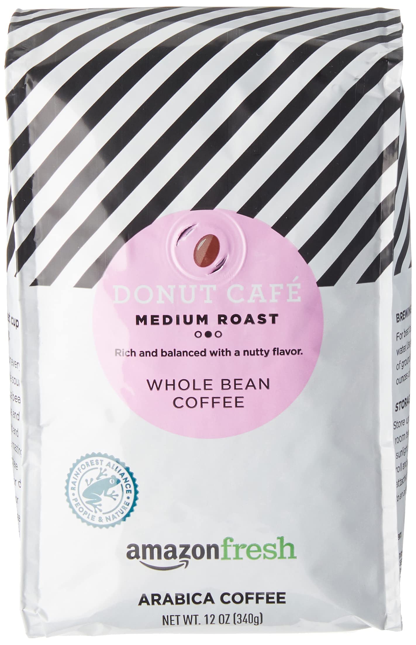 Amazon Fresh Colombia Whole Bean Coffee, Medium Roast, 12 Ounce