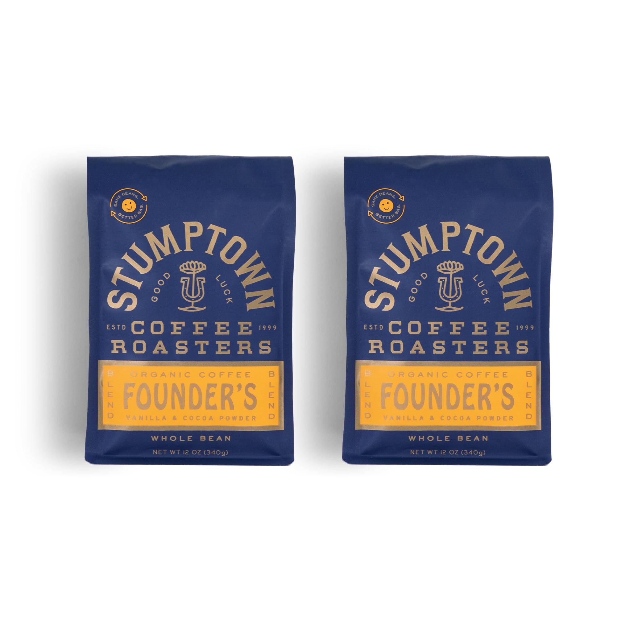 Stumptown Coffee Roasters, Medium Roast Whole Bean Coffee, 100% Arabica Coffee - Hair Bender 12 Ounce Bag with Flavor Notes of Citrus and Dark Chocolate