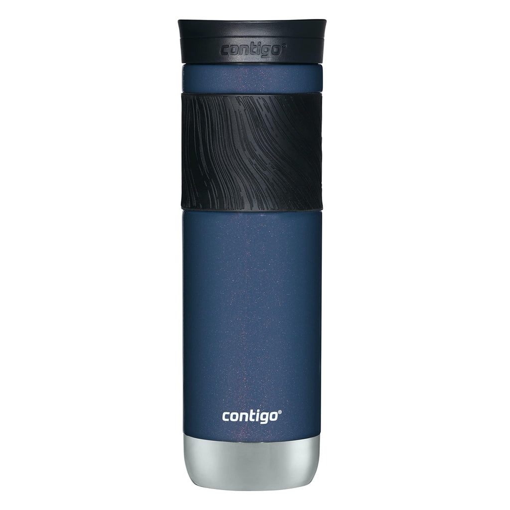 Contigo Byron Vacuum-Insulated Stainless Steel Travel Mug with Leak-Proof Lid Reusable Coffee Mug or Water Bottle BPA-Free 16oz Licorice Keeps Beverages Hot for 6 Hours or Cold for 12 Hours