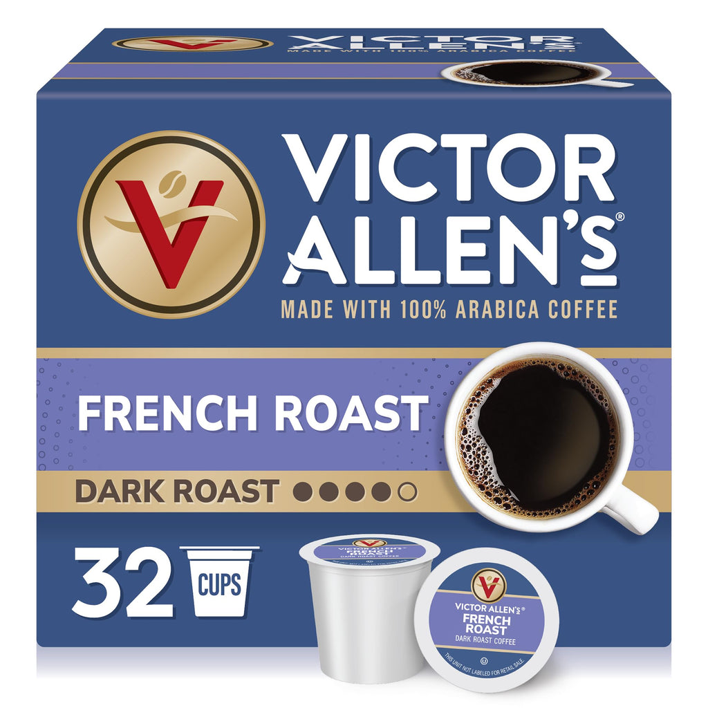 Victor Allen's Coffee Variety Pack (Morning Blend, 100% Colombian, Donut Shop Blend, French Roast), 42 Count, Single Serve Coffee Pods for Keurig K-Cup Brewers