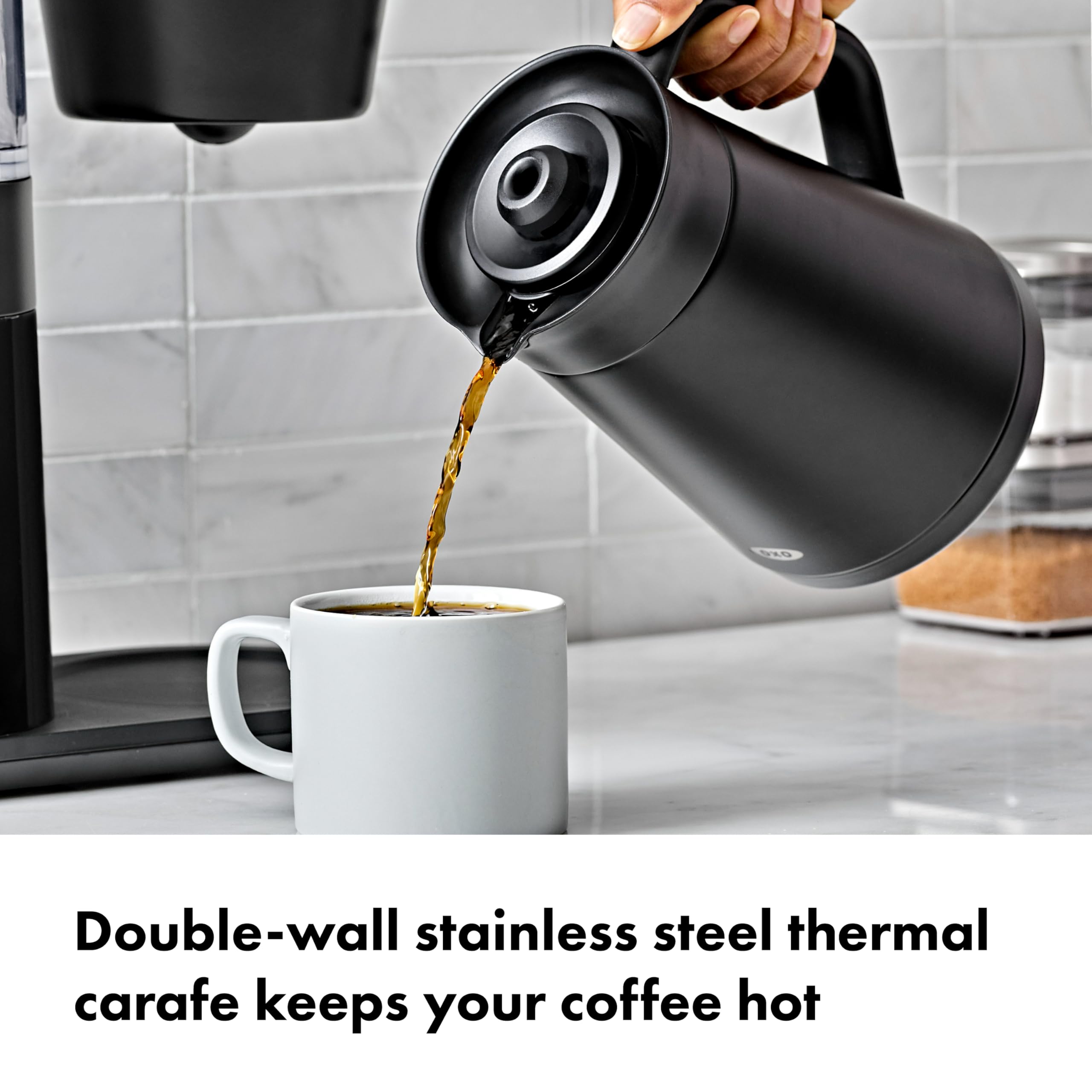 OXO Brew 9-Cup Coffee Maker – Stainless Steel, Programmable Coffee Machine with Single Serve or Full Carafe Options, SCA Certified Home Brewer