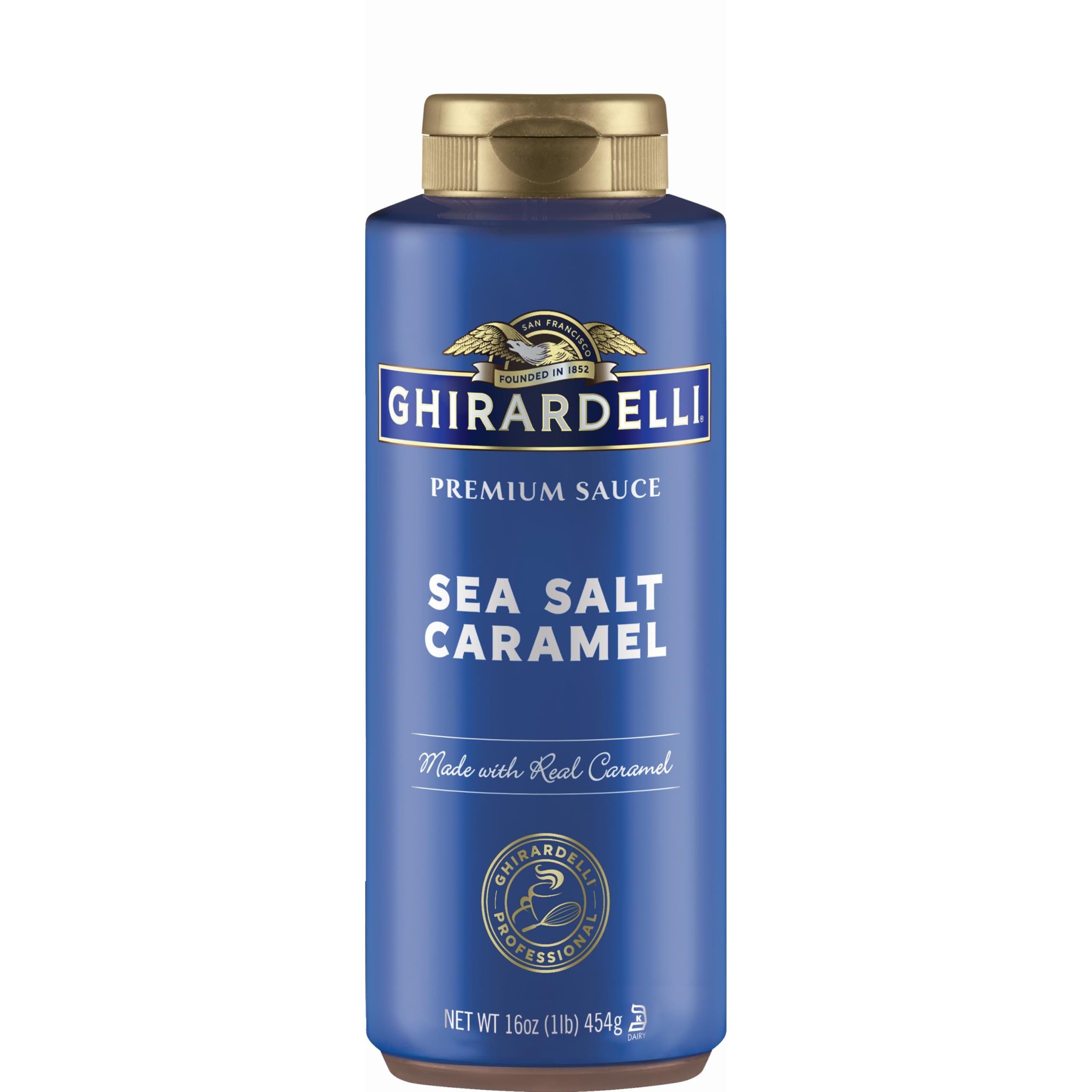 Ghirardelli Caramel Sauce Squeeze Bottle, 16 oz (Pack of 1)