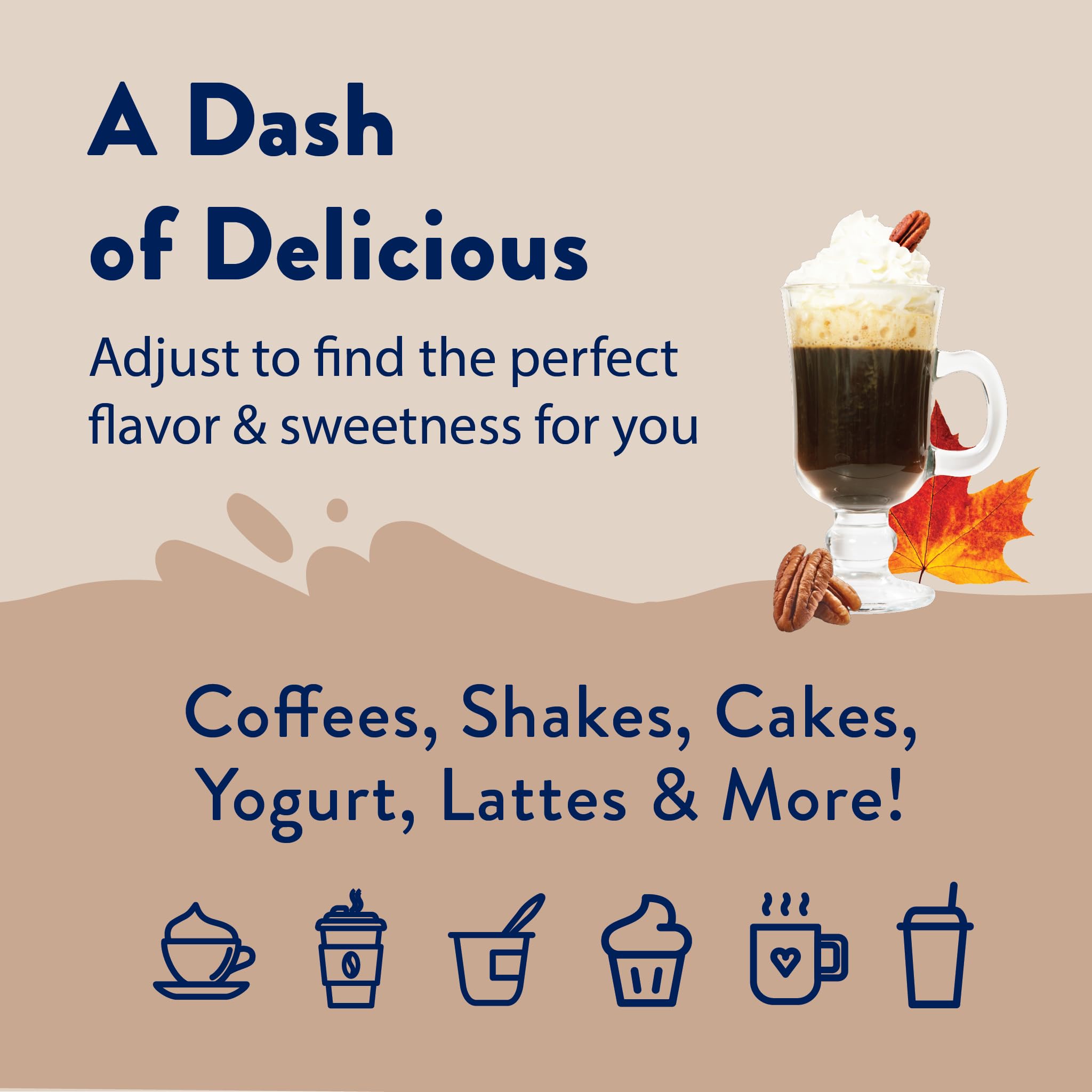 Jordan's Skinny Mixes Sugar Free Coffee Syrup, Holiday Fall Syrup Trio Coffee Flavoring Syrup, Zero Calorie Drink Mix for Lattes, Baking, Protein Shake, Dairy & Gluten Free, Kosher,12.7 Fl Oz, 3 Pack
