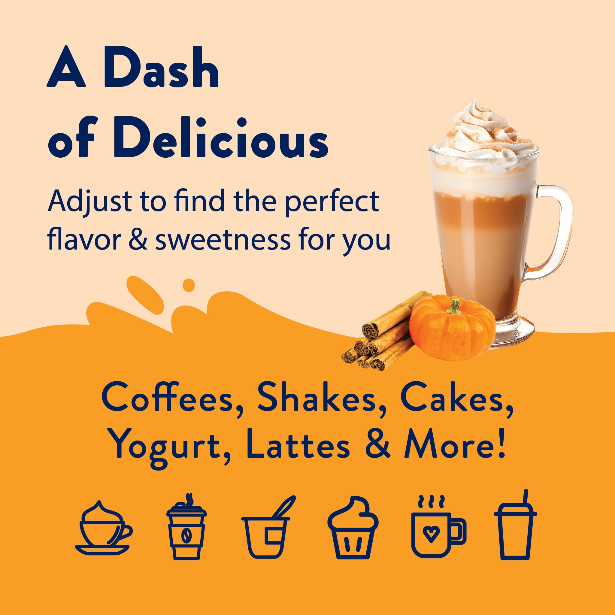 Jordan's Skinny Mixes Sugar Free Coffee Syrup, Holiday Fall Syrup Trio Coffee Flavoring Syrup, Zero Calorie Drink Mix for Lattes, Baking, Protein Shake, Dairy & Gluten Free, Kosher,12.7 Fl Oz, 3 Pack