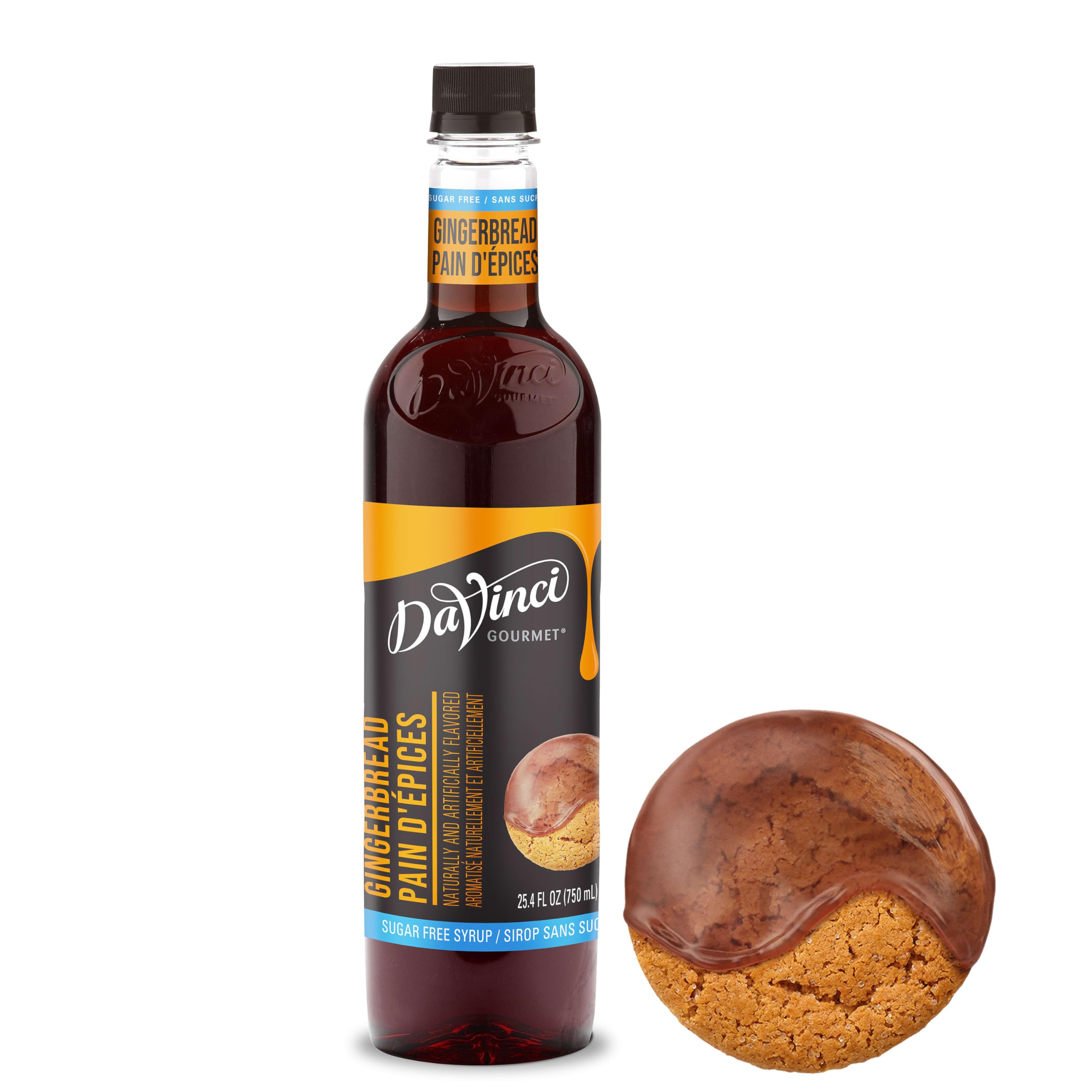 DaVinci Gourmet Sugar-Free Caramel Syrup, 25.4 Fluid Ounces (Pack of 1)