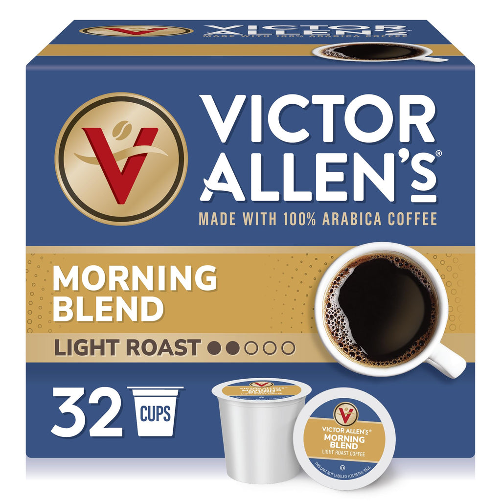 Victor Allen's Coffee Variety Pack (Morning Blend, 100% Colombian, Donut Shop Blend, French Roast), 42 Count, Single Serve Coffee Pods for Keurig K-Cup Brewers