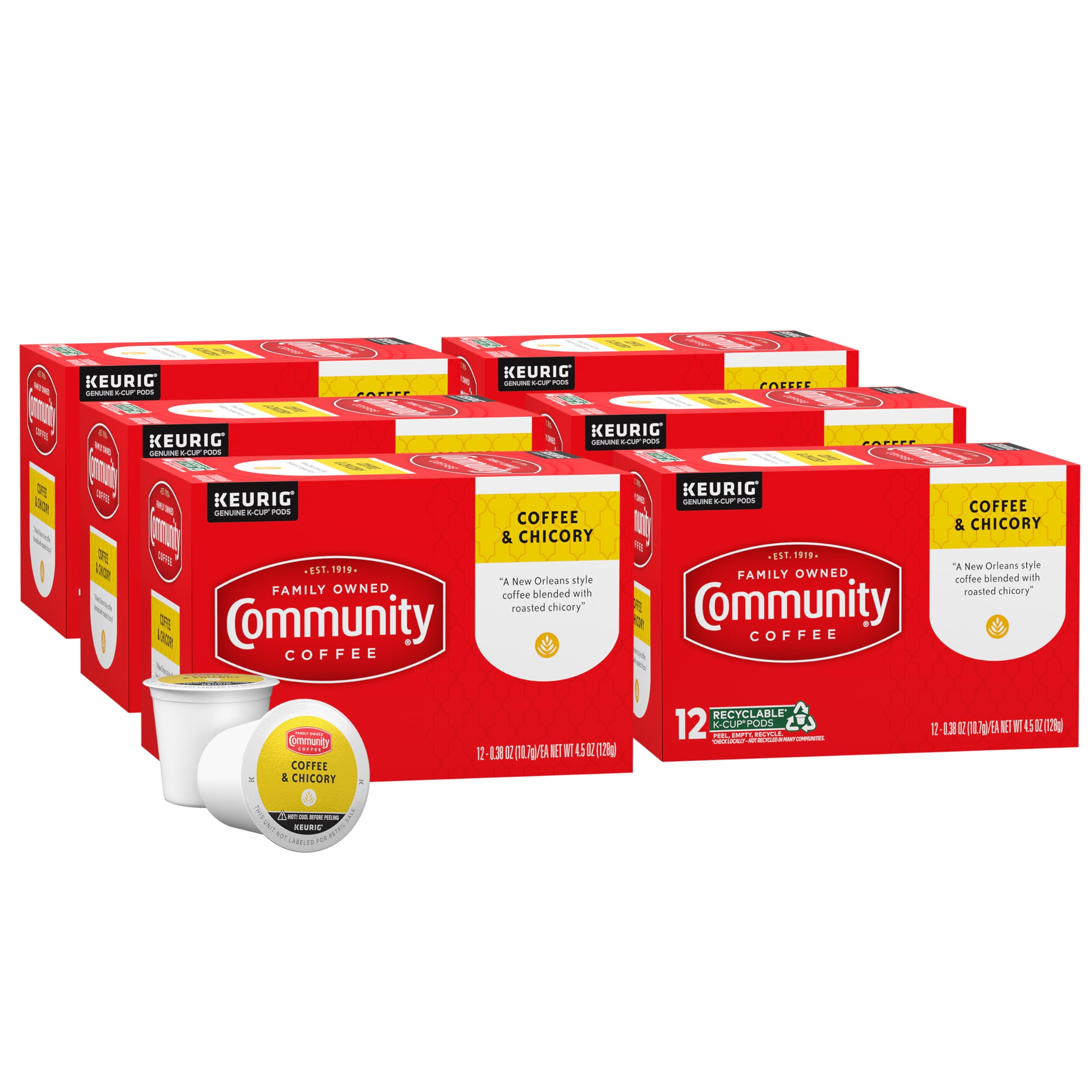 Community Coffee Café Special Medium-Dark Roast Single Serve Keurig K-Cup Pods 32 ct Box