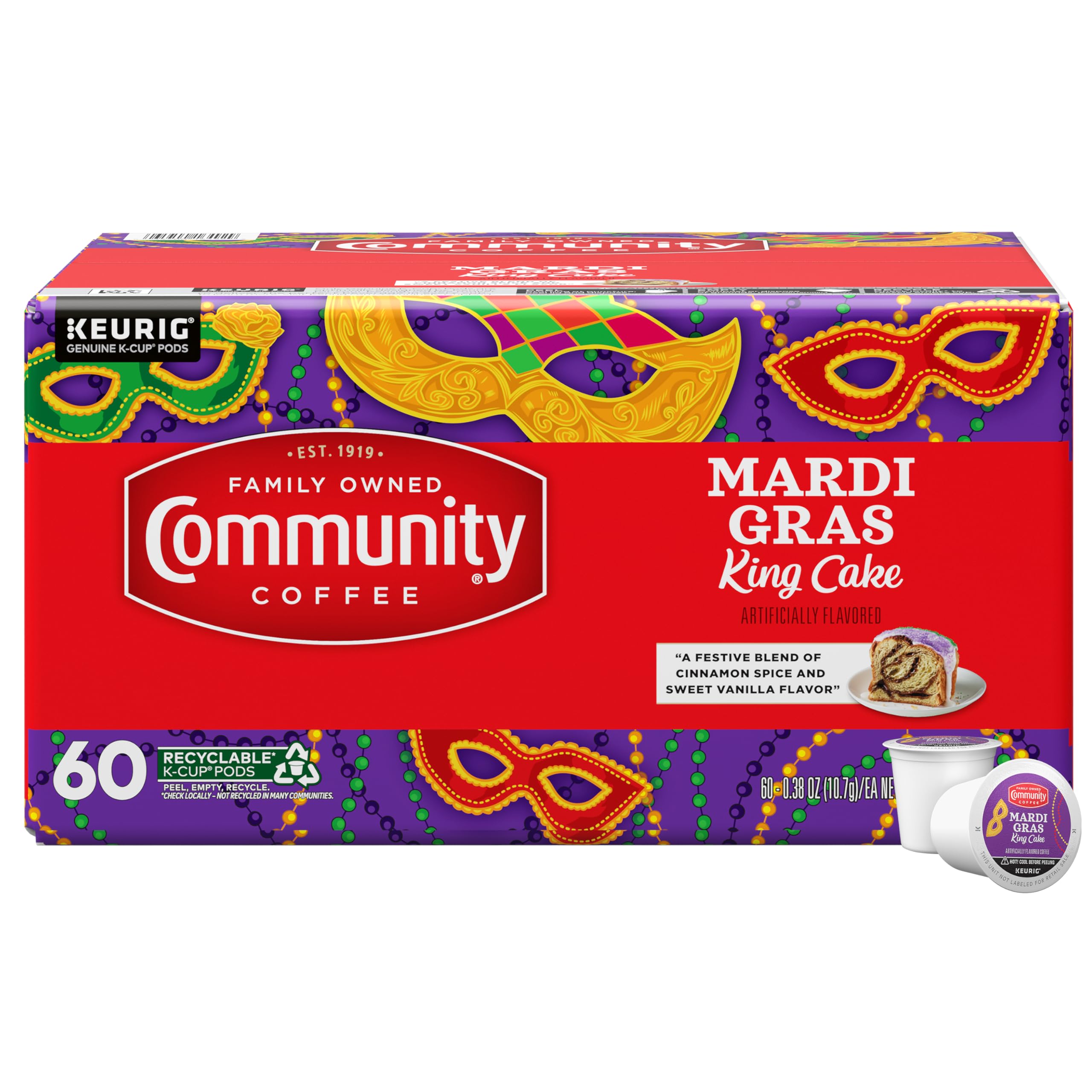 Community Coffee Café Special Medium-Dark Roast Single Serve Keurig K-Cup Pods 32 ct Box