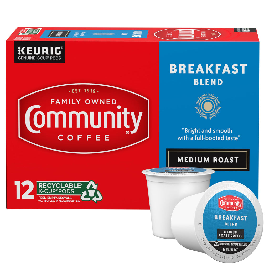 Community Coffee Café Special Medium-Dark Roast Single Serve Keurig K-Cup Pods 32 ct Box