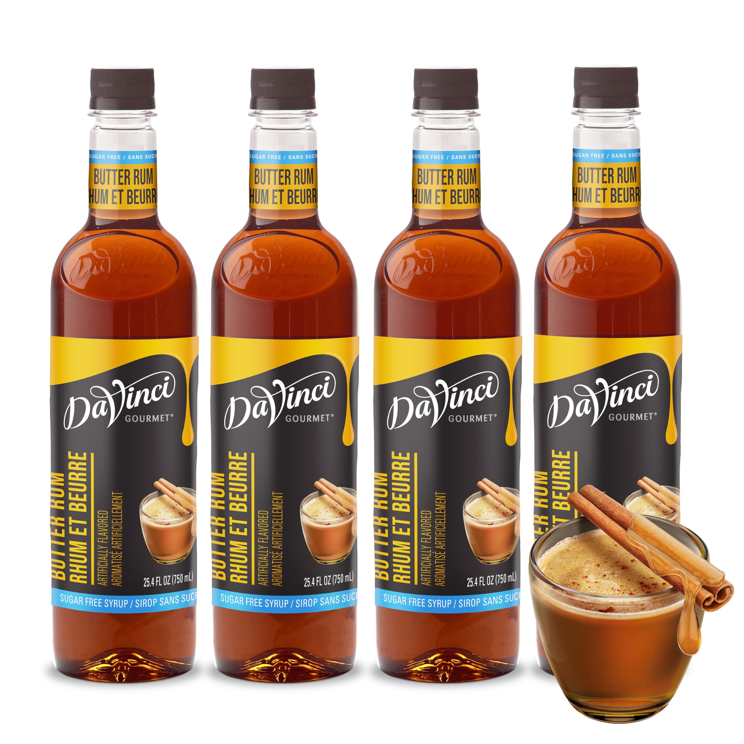 DaVinci Gourmet Sugar-Free Caramel Syrup, 25.4 Fluid Ounces (Pack of 1)