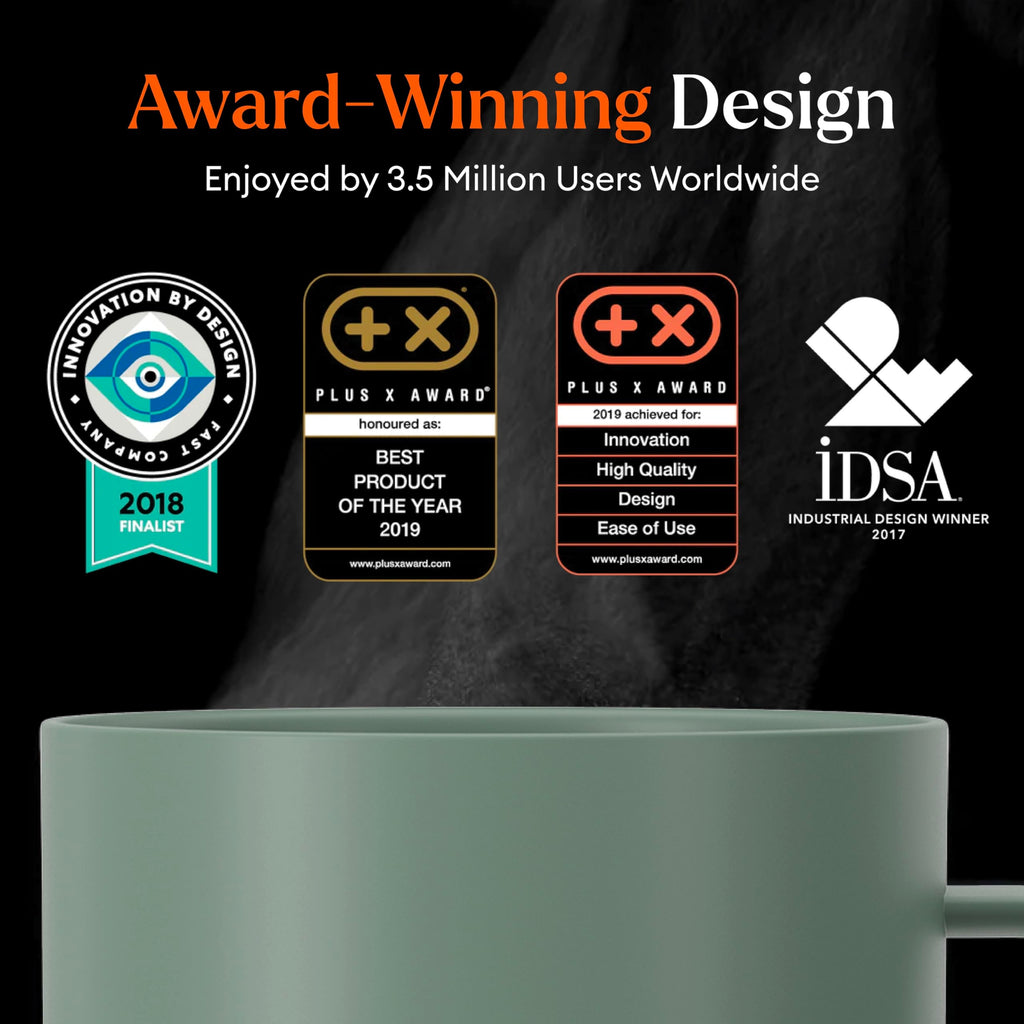 Ember Temperature Control Smart Mug 2, 14 Oz, App-Controlled Heated Coffee Mug with 80 Min Battery Life and Improved Design, Black