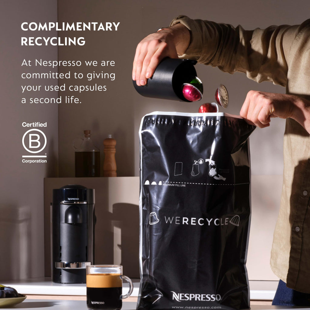 Nespresso Capsules Original Line, Morning Lungo Blends Variety Pack, Mild to Medium to Dark Roast Coffee, 50-Count Coffee Pods