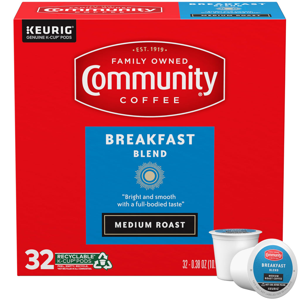 Community Coffee Café Special Medium-Dark Roast Single Serve Keurig K-Cup Pods 32 ct Box