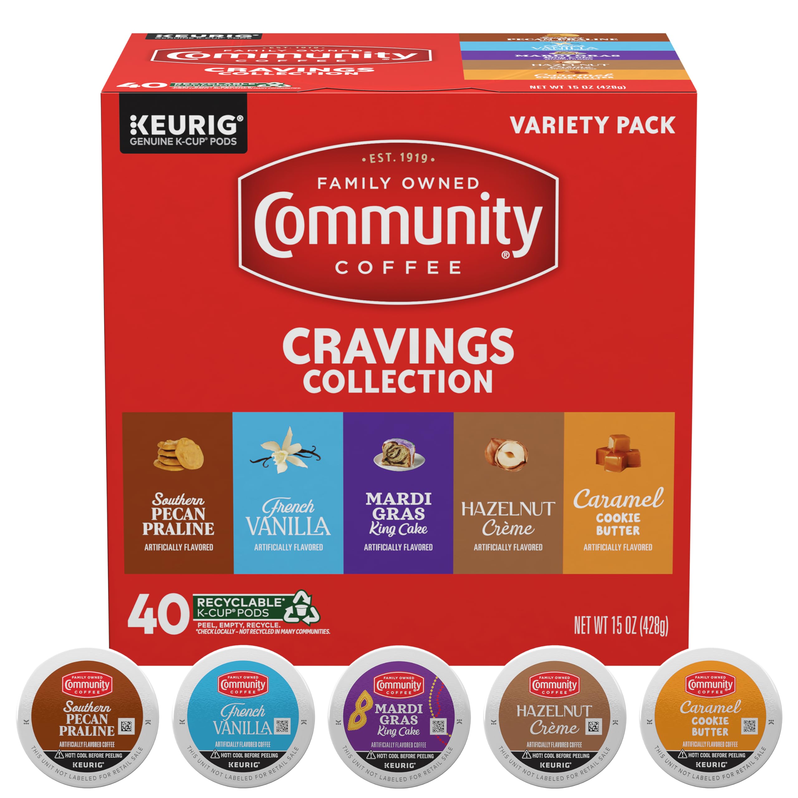 Community Coffee Café Special Medium-Dark Roast Single Serve Keurig K-Cup Pods 32 ct Box
