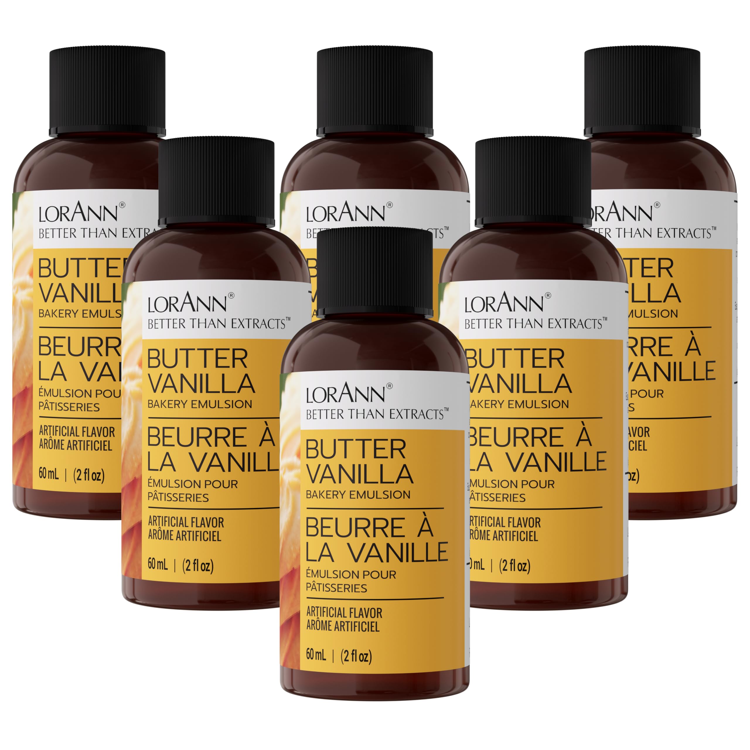 LorAnn Oils Coffee Bakery Emulsion: True Essence, Ideal for Boosting Fruit Tones in Cakes, Cookies & Desserts, Gluten-Free, Keto-Friendly, Extract Substitute Essential for Your Kitchen, 4 Oz