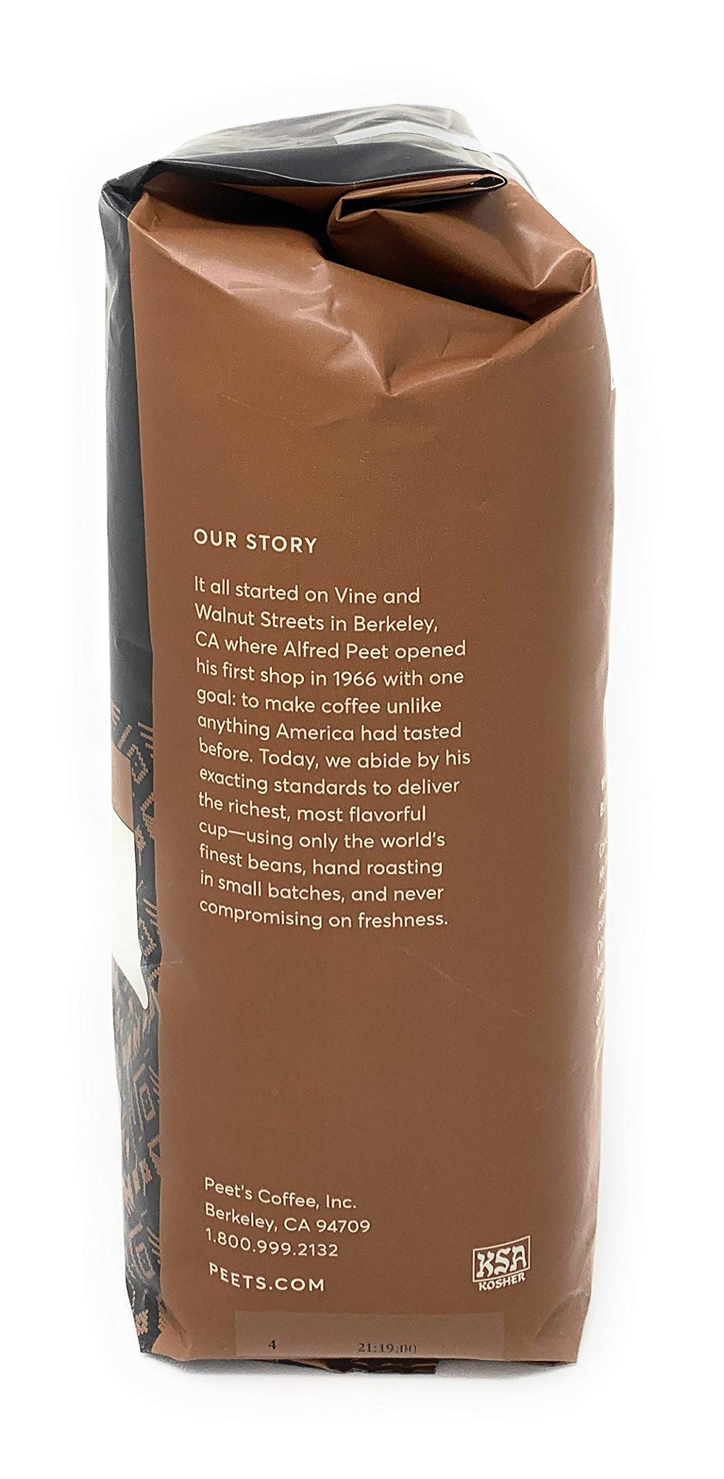 Peet's Coffee, Dark Roast Whole Bean Coffee, 100% Arabica Coffee - Major Dickason's Blend 18 Ounce Bag