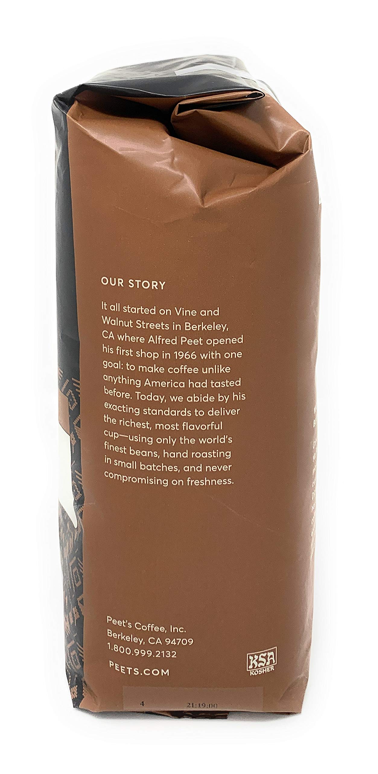 Peet's Coffee, Dark Roast Whole Bean Coffee, 100% Arabica Coffee - Major Dickason's Blend 18 Ounce Bag