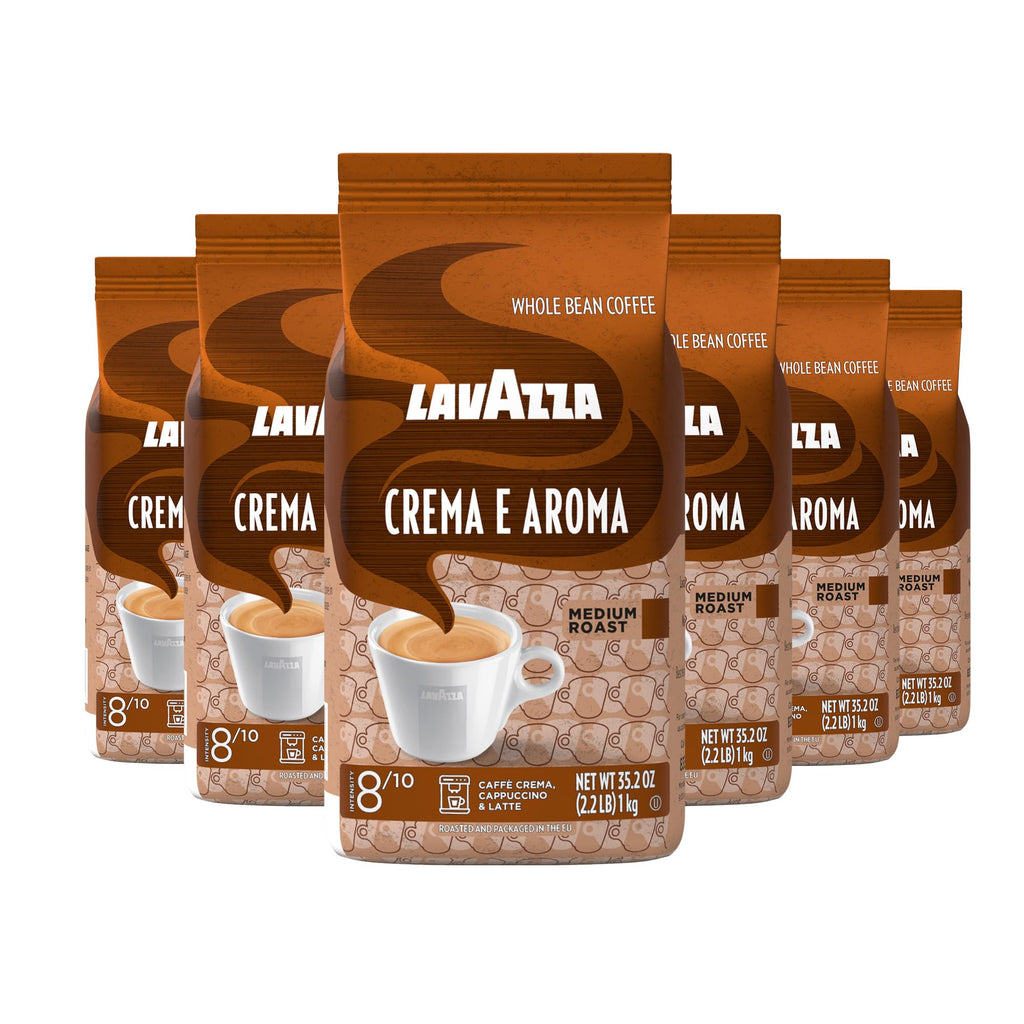Lavazza Espresso Whole Bean Coffee, Medium Roast, 100% Arabica, 2.2 lb Bag (Pack of 1)