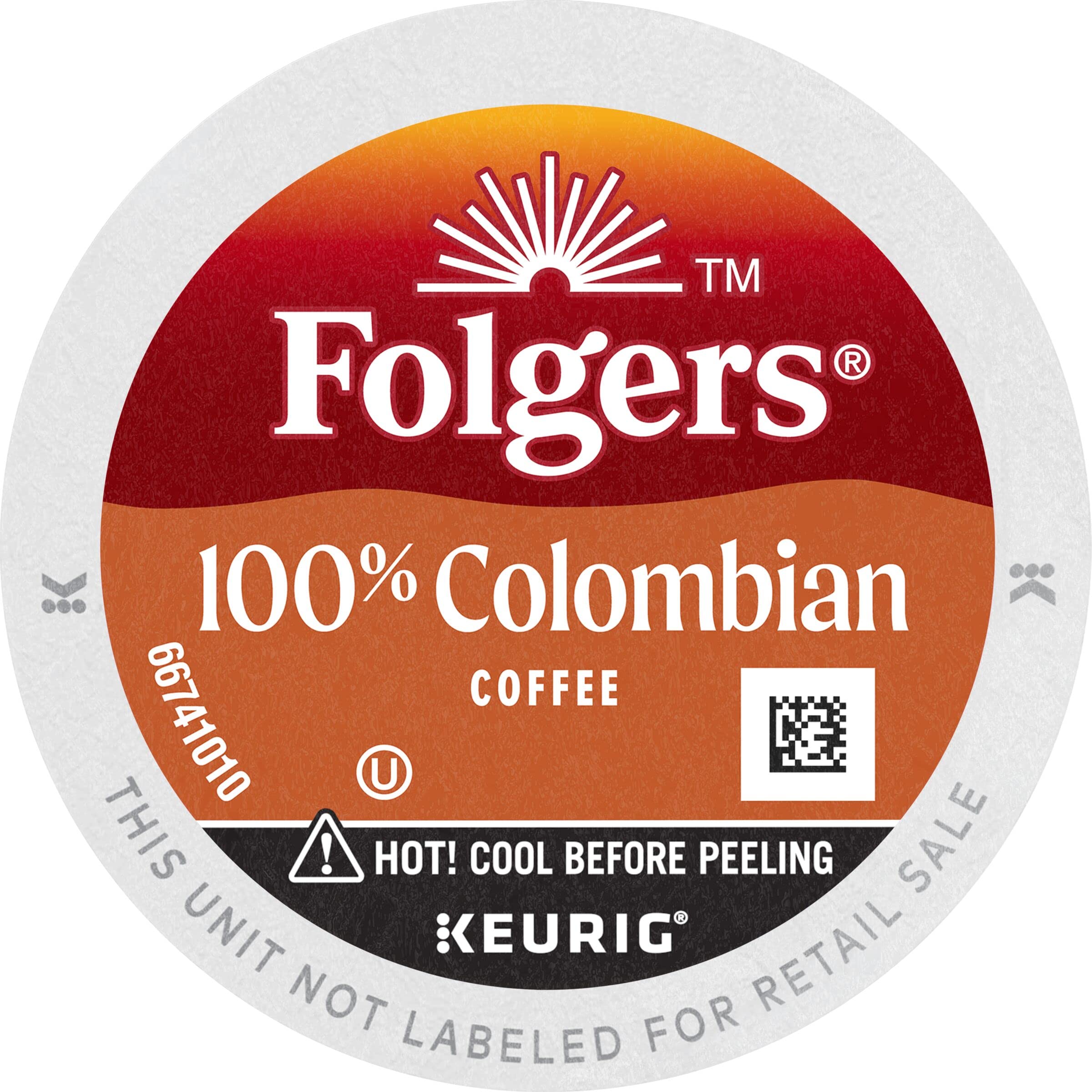 Folgers Black Silk, Dark Roast Coffee, Keurig K-Cup Pods, 12-Count Boxes (Pack of 6)