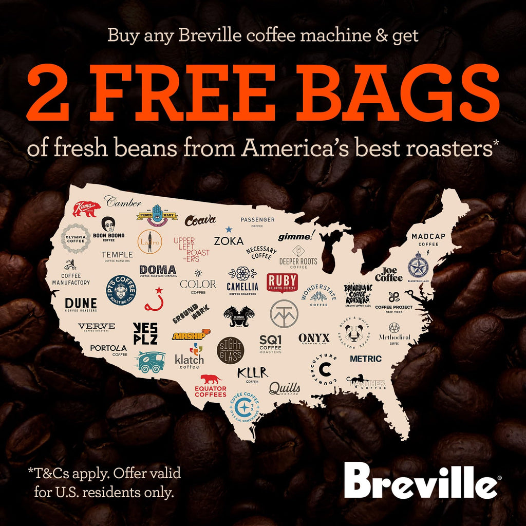 Breville Barista Express Espresso Machine BES870XL, Brushed Stainless Steel