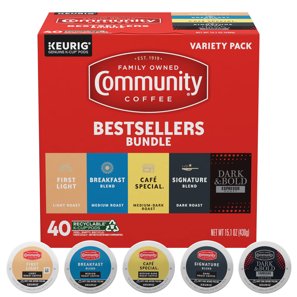 Community Coffee Café Special Medium-Dark Roast Single Serve Keurig K-Cup Pods 32 ct Box