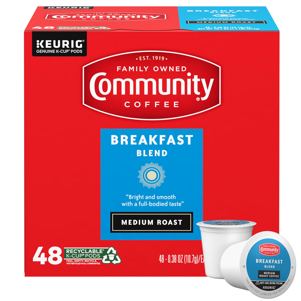 Community Coffee Café Special Medium-Dark Roast Single Serve Keurig K-Cup Pods 32 ct Box