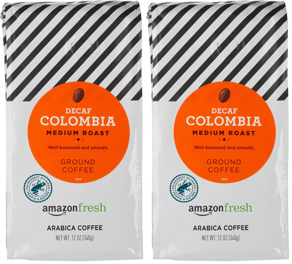 Amazon Fresh, Colombia Ground Coffee, Medium Roast, 32 Oz