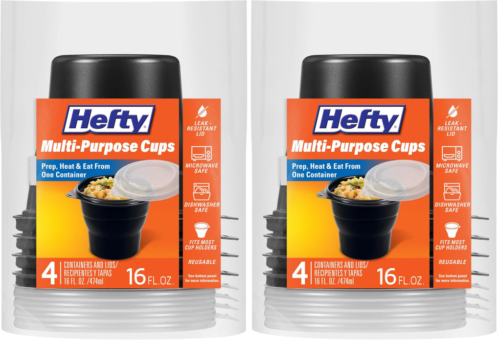 Hefty Disposable Hot Cups with Lids, Insulated Paper Coffee Cups for Tea, Cocoa and Hot Beverages, Leak Resistant Single Use Drink Cups, 16 Ounce, 20 Count