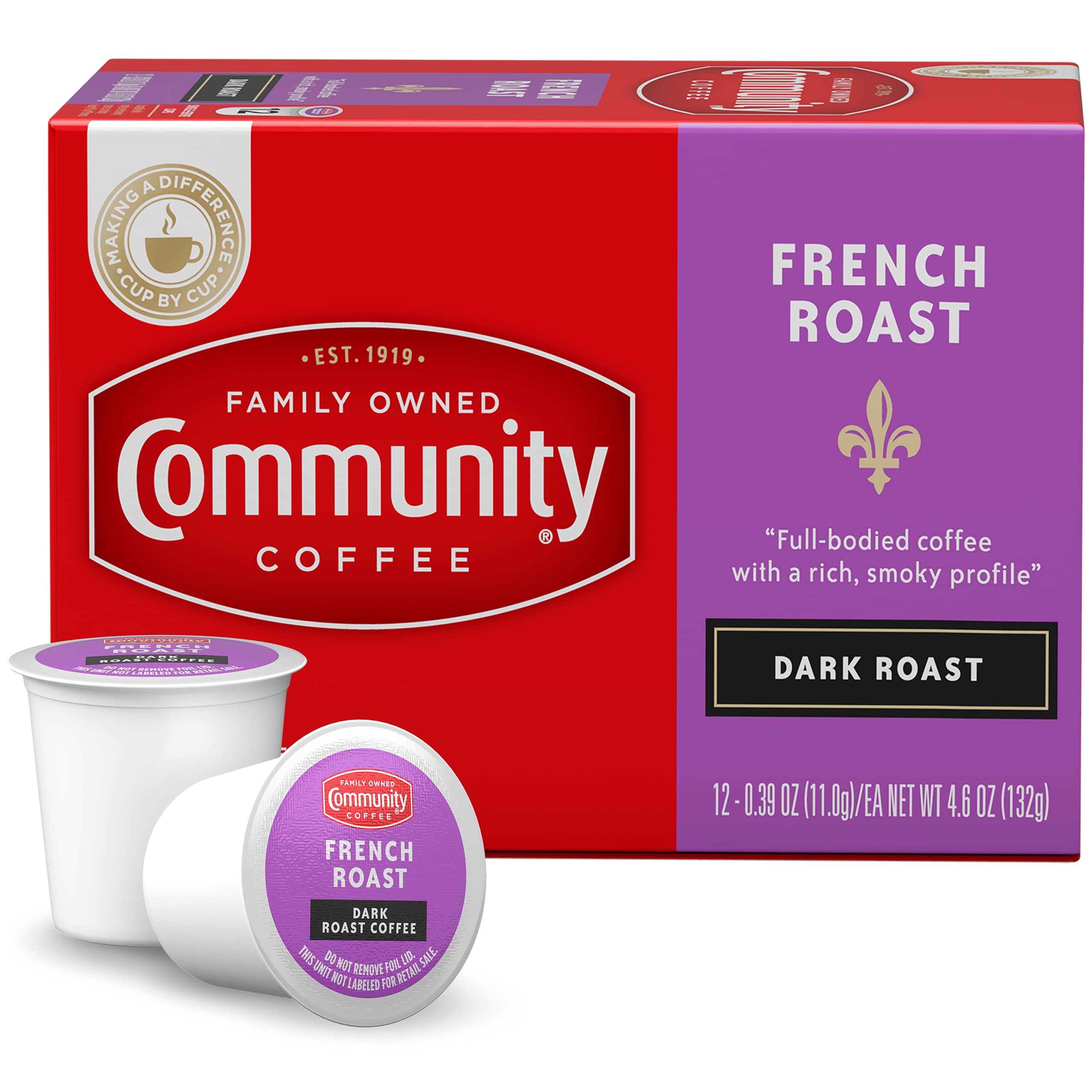 Community Coffee Café Special Medium-Dark Roast Single Serve Keurig K-Cup Pods 32 ct Box