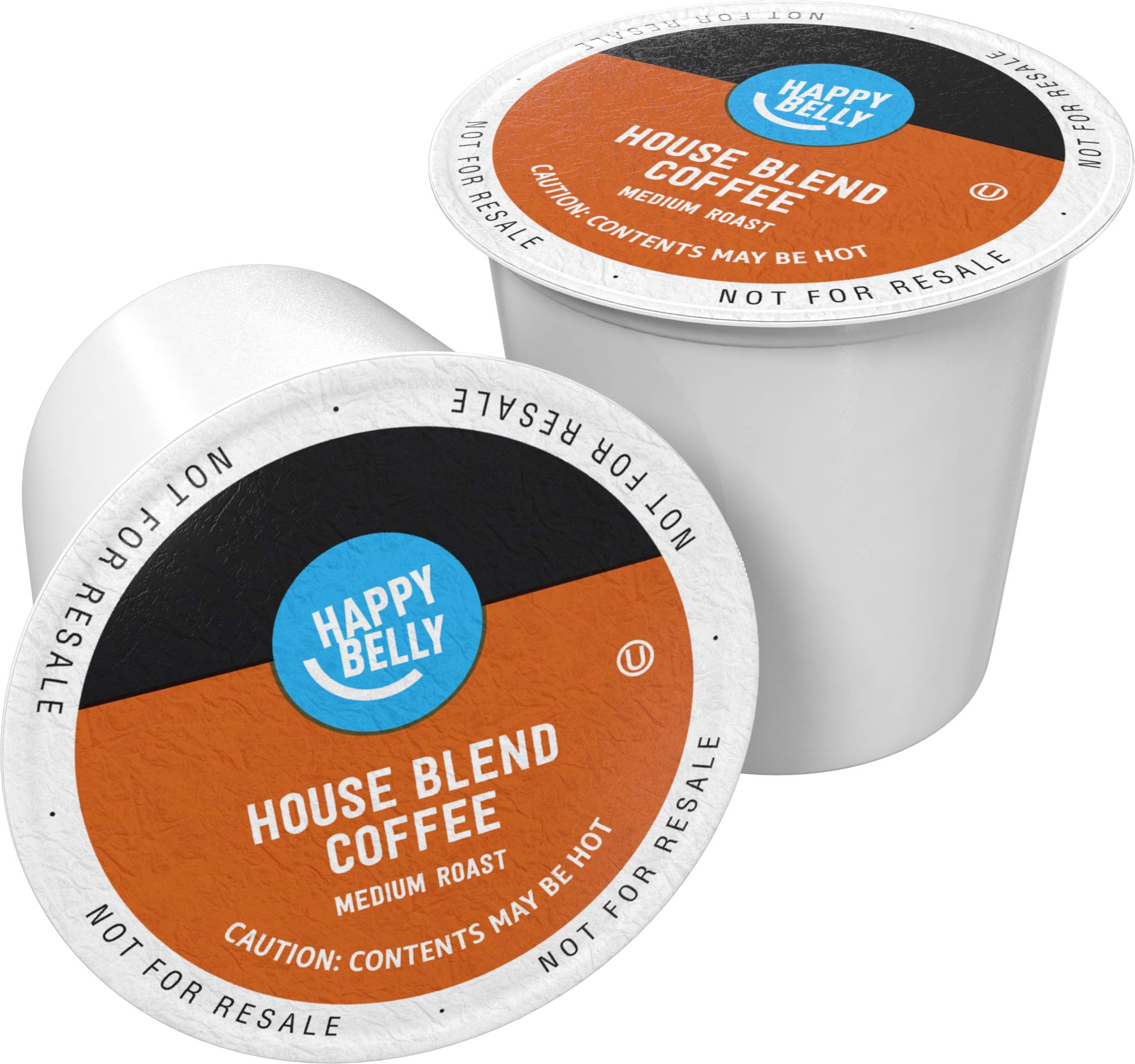 Amazon Brand - Happy Belly Dark Roast Coffee Pods, French Roast, Compatible with Keurig 2.0 K-Cup Brewers, 100 Count