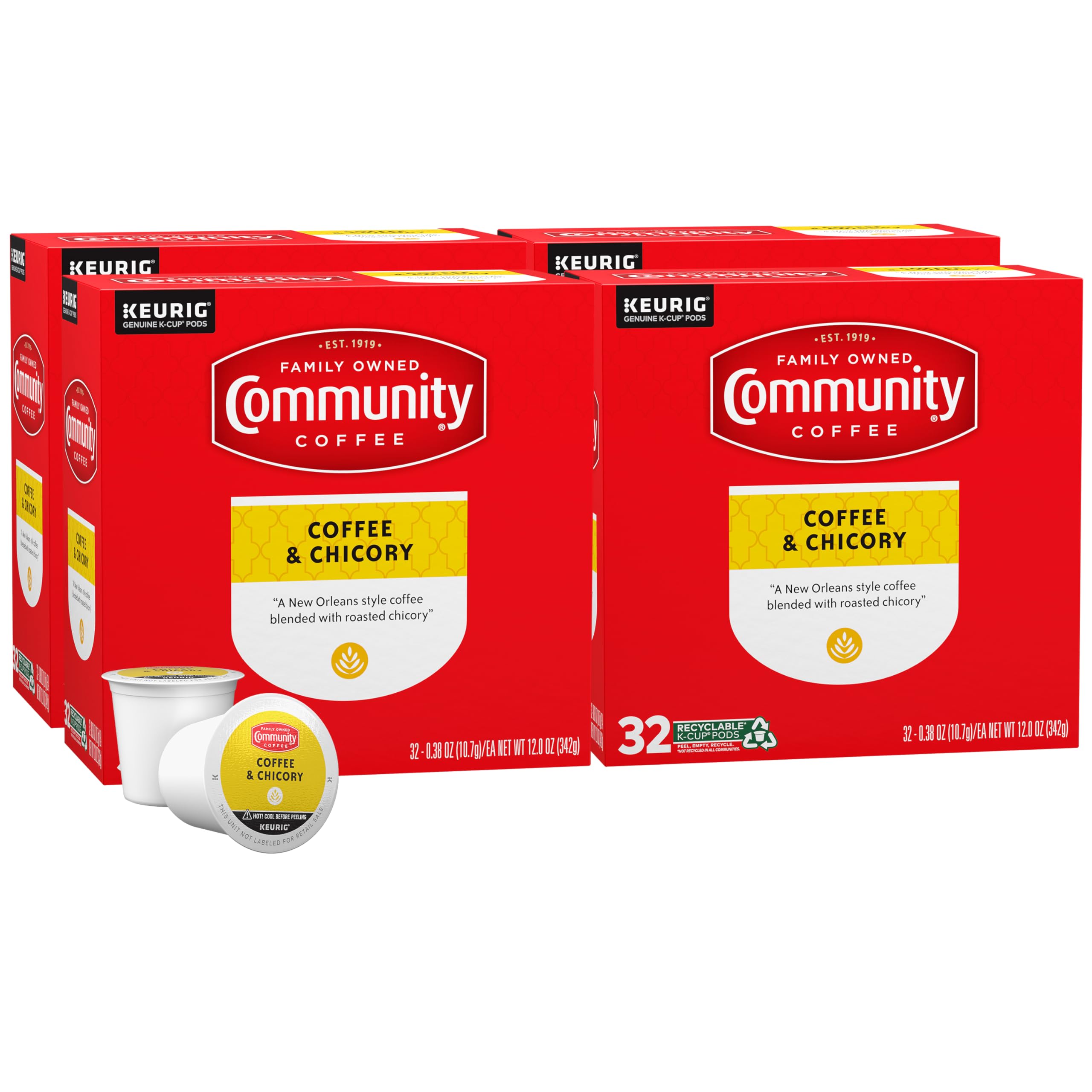 Community Coffee Café Special Medium-Dark Roast Single Serve Keurig K-Cup Pods 32 ct Box