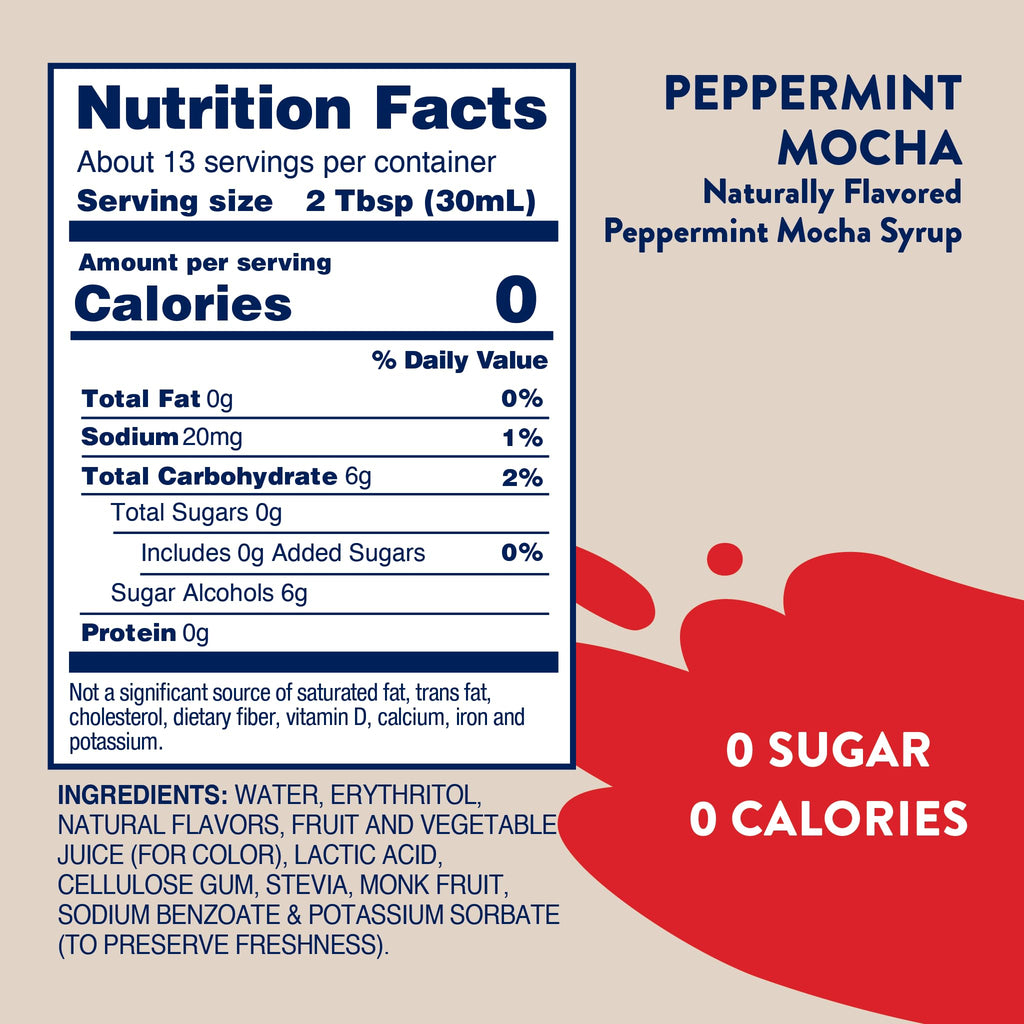 Jordan's Skinny Mixes Sugar Free Coffee Syrup, Cinnamon Dolce Coffee Flavoring Syrup, Naturally Sweetened Zero Calorie Drink Mix, Lattes, Baking or Protein Shake, Dairy & Gluten Free, 12.7 Fl Oz