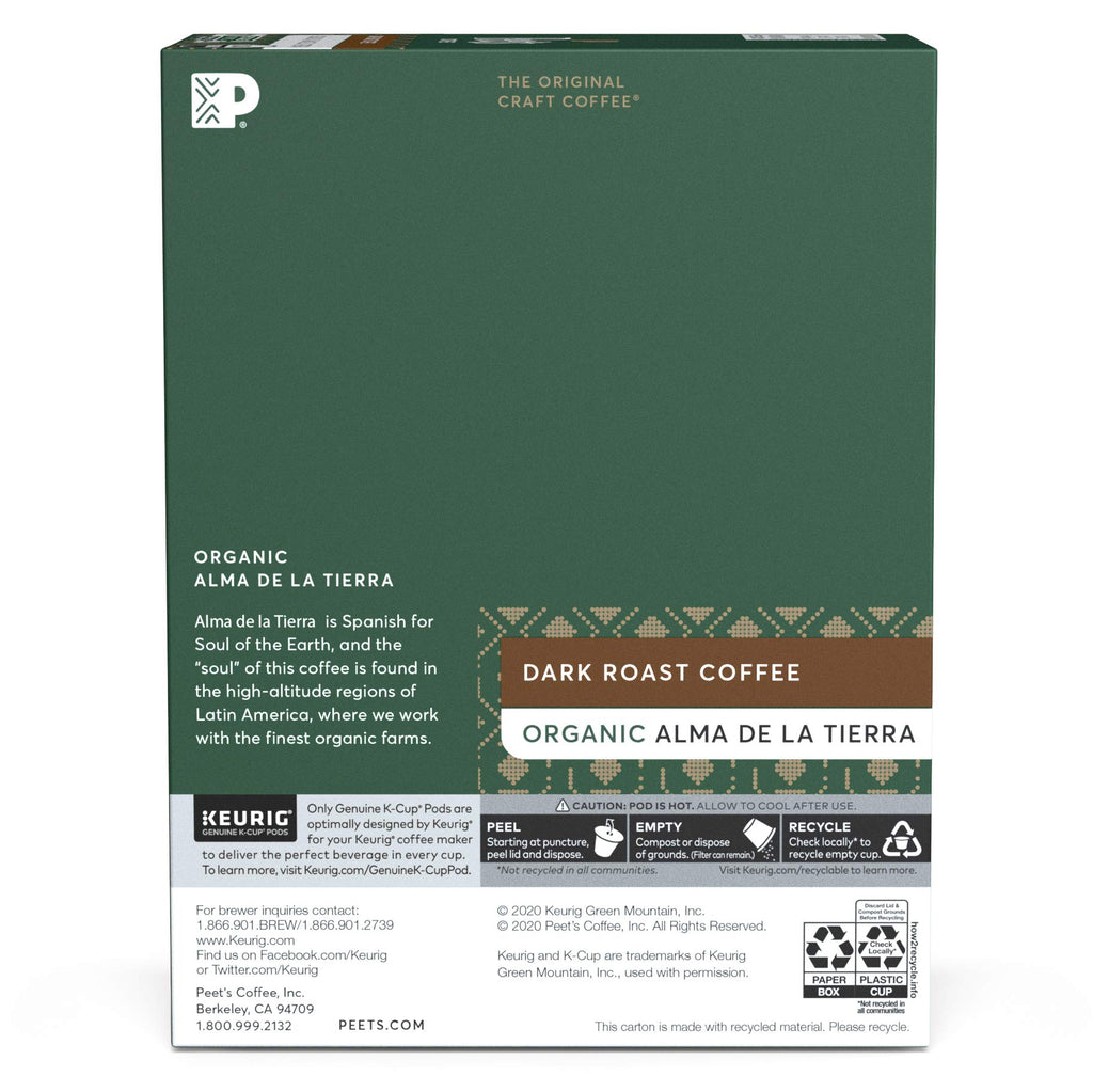Peet's Coffee, Dark Roast Keurig K-Cup Pods, 100% Arabica Coffee - Major Dickason's Blend 75 Count (1 Box of 75 Pods)