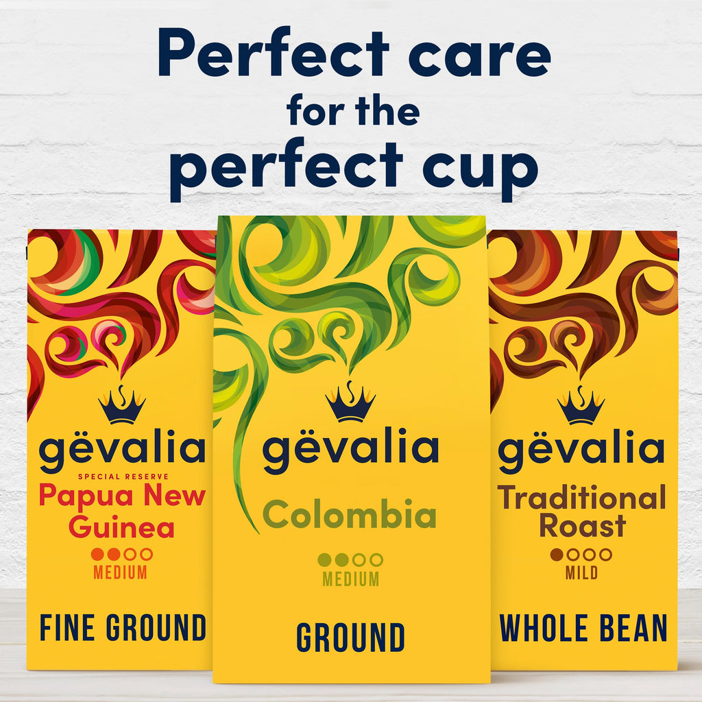 Gevalia House Blend Medium Roast 100% Arabica Ground Coffee, for a Keto and Low Carb Lifestyle, 20 oz Bag