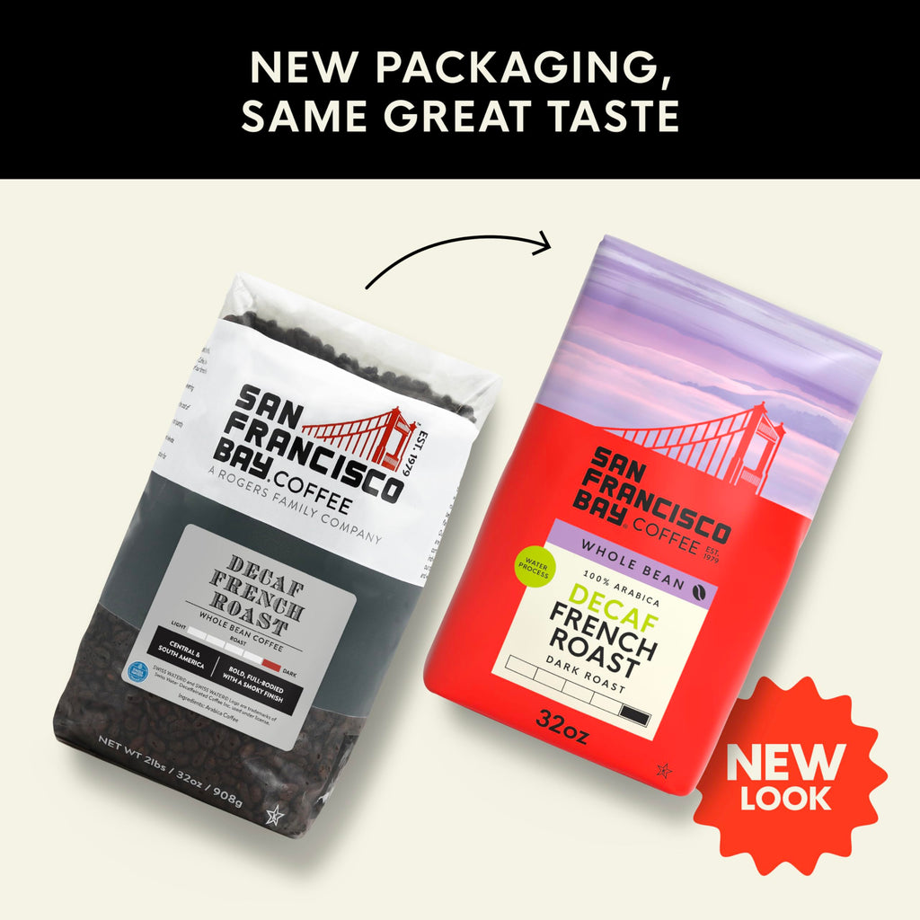 San Francisco Bay Coffee - Medium-Dark Roast Whole Bean Coffee - Fog Chaser (2 lb bag)