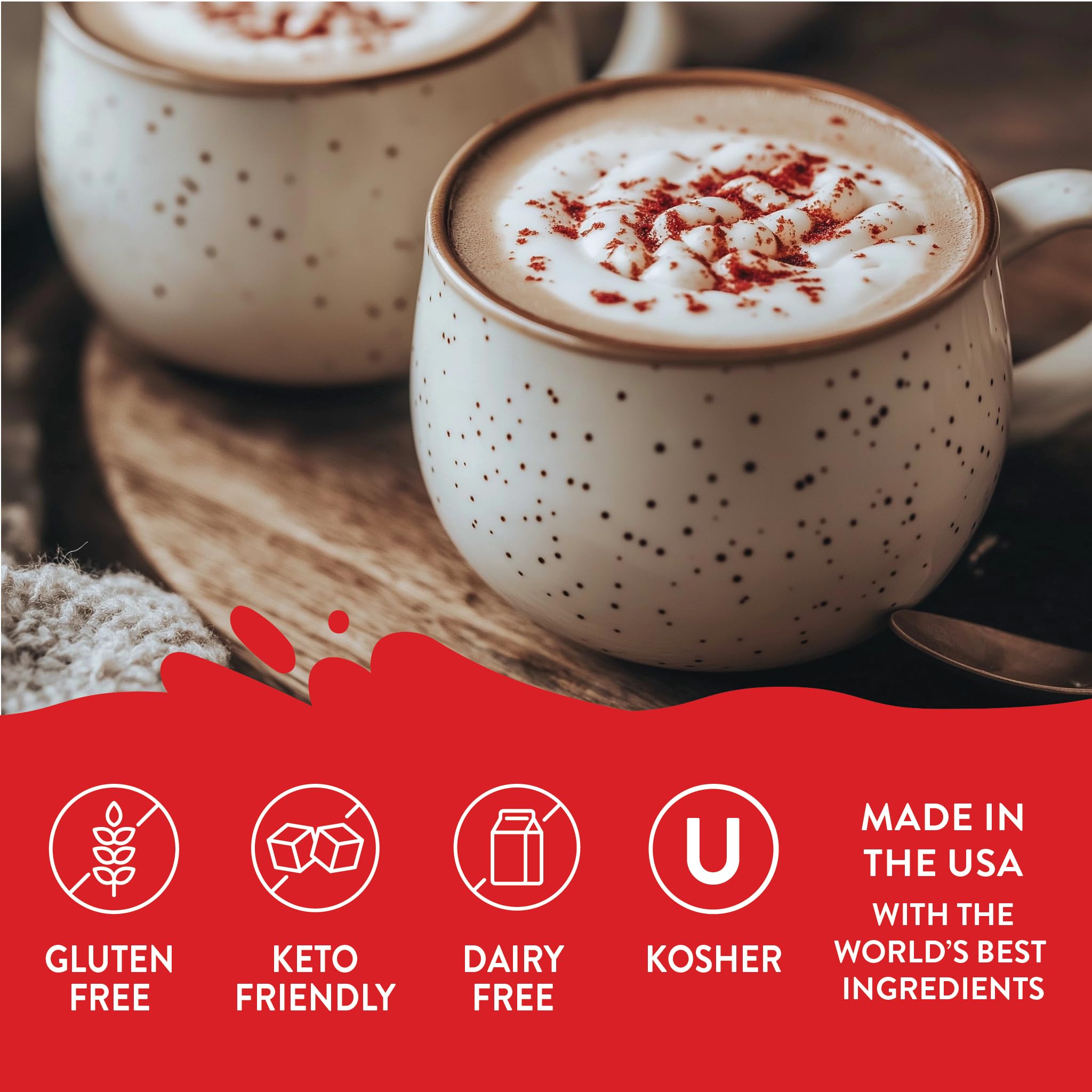 Jordan's Skinny Mixes Sugar Free Coffee Syrup, Cinnamon Dolce Coffee Flavoring Syrup, Naturally Sweetened Zero Calorie Drink Mix, Lattes, Baking or Protein Shake, Dairy & Gluten Free, 12.7 Fl Oz