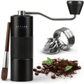 Premium Manual Coffee Grinder for Espresso, Pour Over & French Press with Stainless Steel Conical Burr, Precision Adjustable Hand Grinder, Compact Travel Size - by Alpaca Ventures