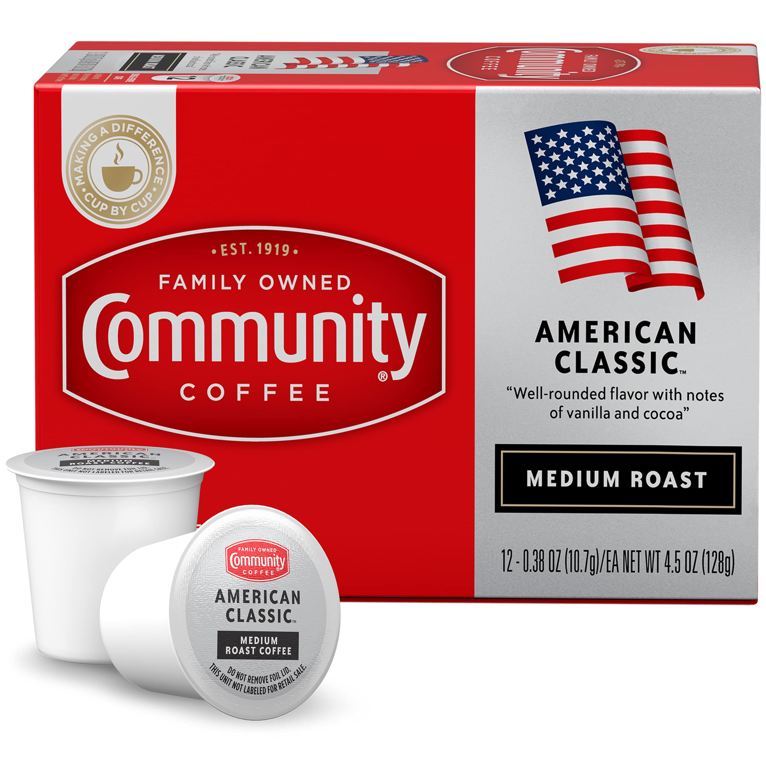 Community Coffee Café Special Medium-Dark Roast Single Serve Keurig K-Cup Pods 32 ct Box