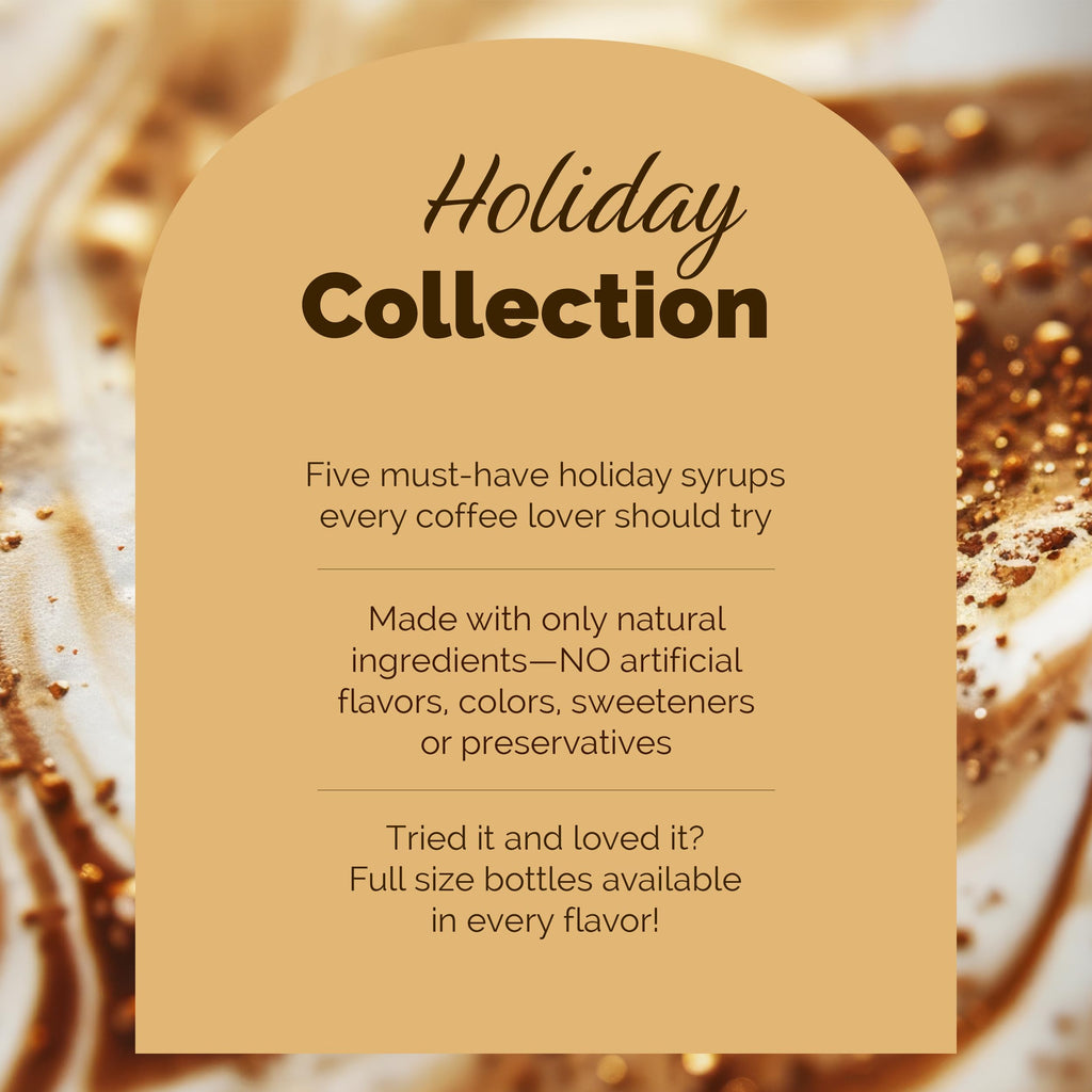 Monin - Gourmet Flavorings Coffee Collection (Caramel, Amaretto, Hazelnut, Irish Cream, Vanilla) | Clean Label, No Artificial Flavors, No Artificial Preservatives (5-pack, 50 ml each)
