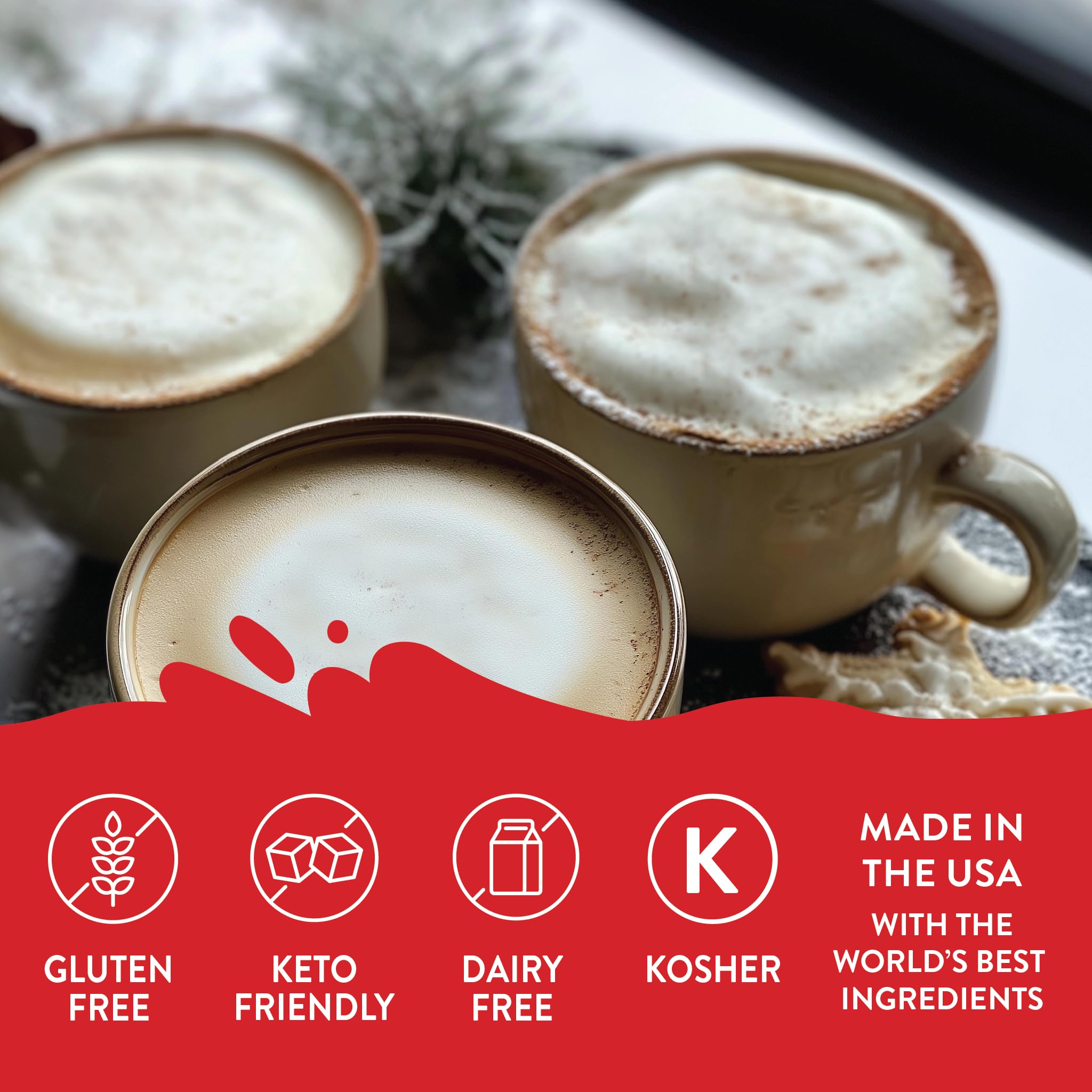 Jordan's Skinny Mixes Sugar Free Coffee Syrup, Holiday Fall Syrup Trio Coffee Flavoring Syrup, Zero Calorie Drink Mix for Lattes, Baking, Protein Shake, Dairy & Gluten Free, Kosher,12.7 Fl Oz, 3 Pack