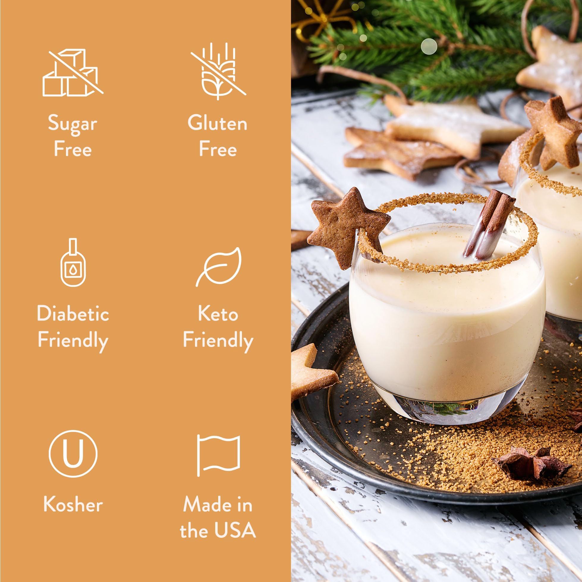Jordan's Skinny Mixes Sugar Free Coffee Syrup, Holiday Fall Syrup Trio Coffee Flavoring Syrup, Zero Calorie Drink Mix for Lattes, Baking, Protein Shake, Dairy & Gluten Free, Kosher,12.7 Fl Oz, 3 Pack