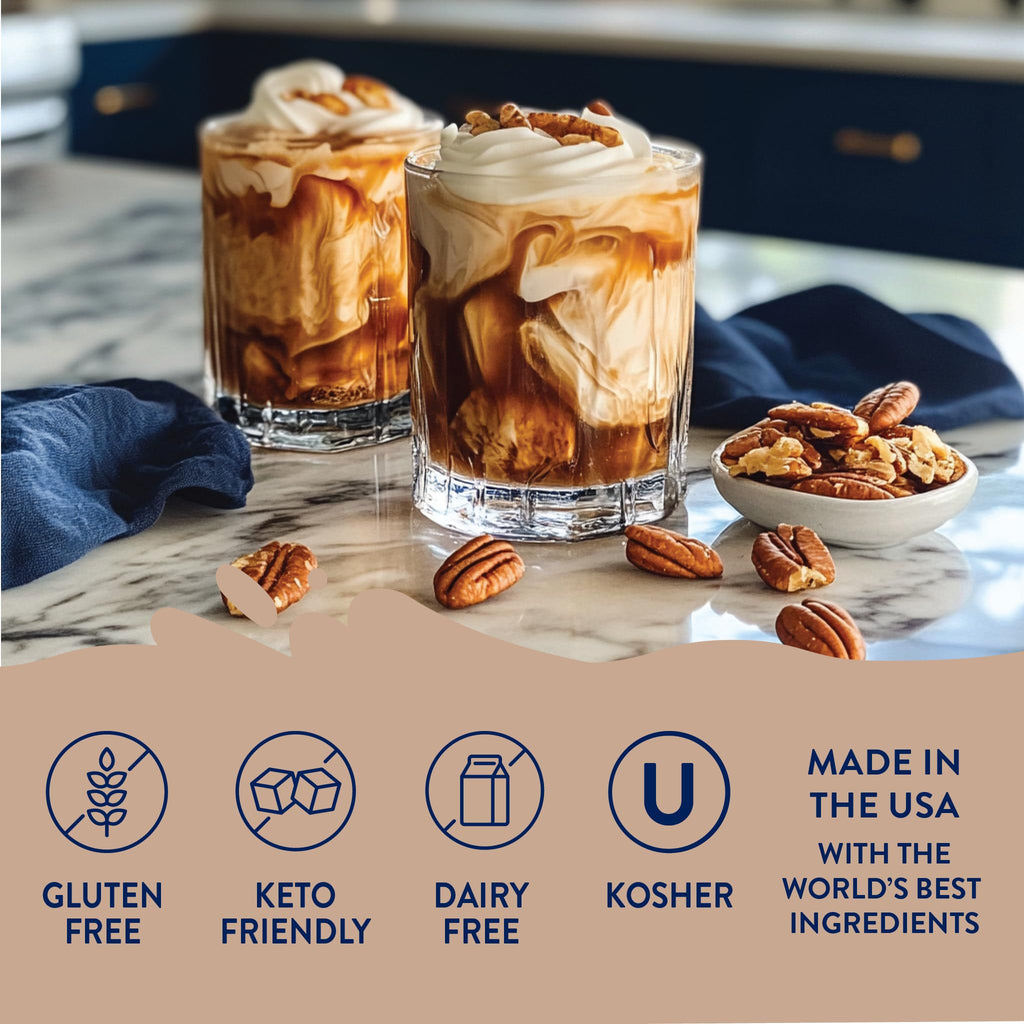 Jordan's Skinny Mixes Sugar Free Coffee Syrup, Holiday Fall Syrup Trio Coffee Flavoring Syrup, Zero Calorie Drink Mix for Lattes, Baking, Protein Shake, Dairy & Gluten Free, Kosher,12.7 Fl Oz, 3 Pack